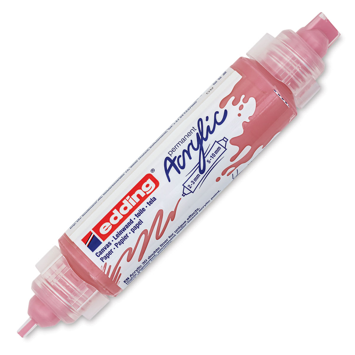 Edding 5400 Acrylic Double Ended Paint Marker - Classy Mauve 935, Cap Off