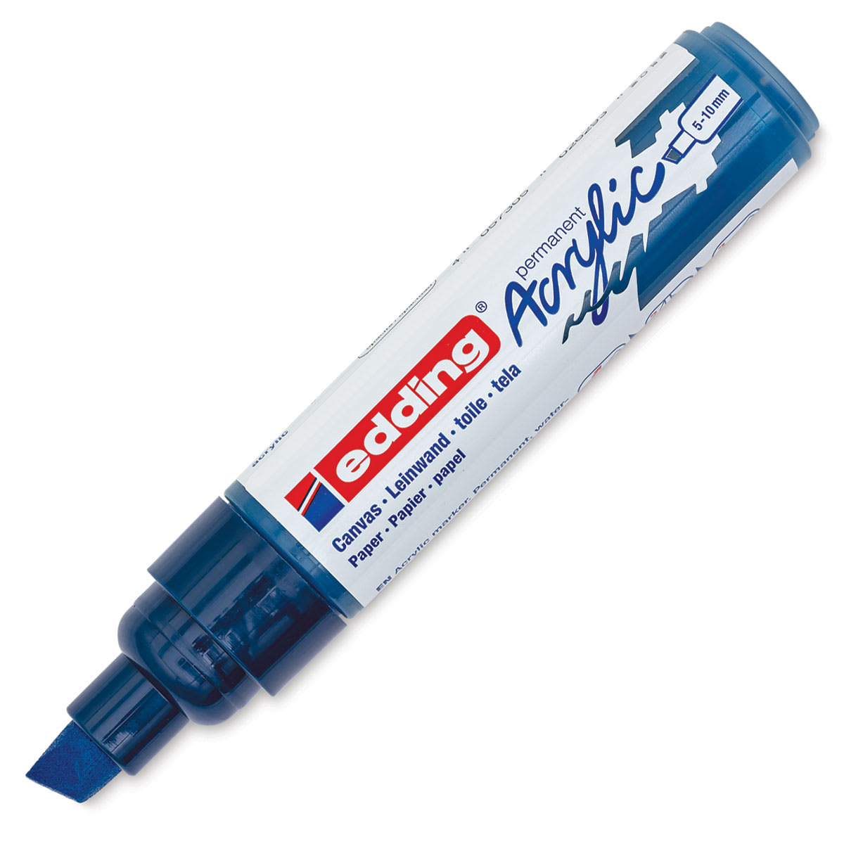 Edding 5000 Acrylic Paint Marker - Elegant Midnight 933, Cap Off