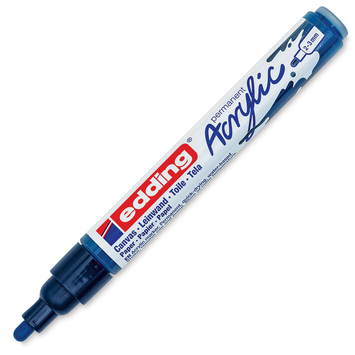 Edding Acrylic Paint Marker - Elegant Midnight 933, Medium, Cap Off