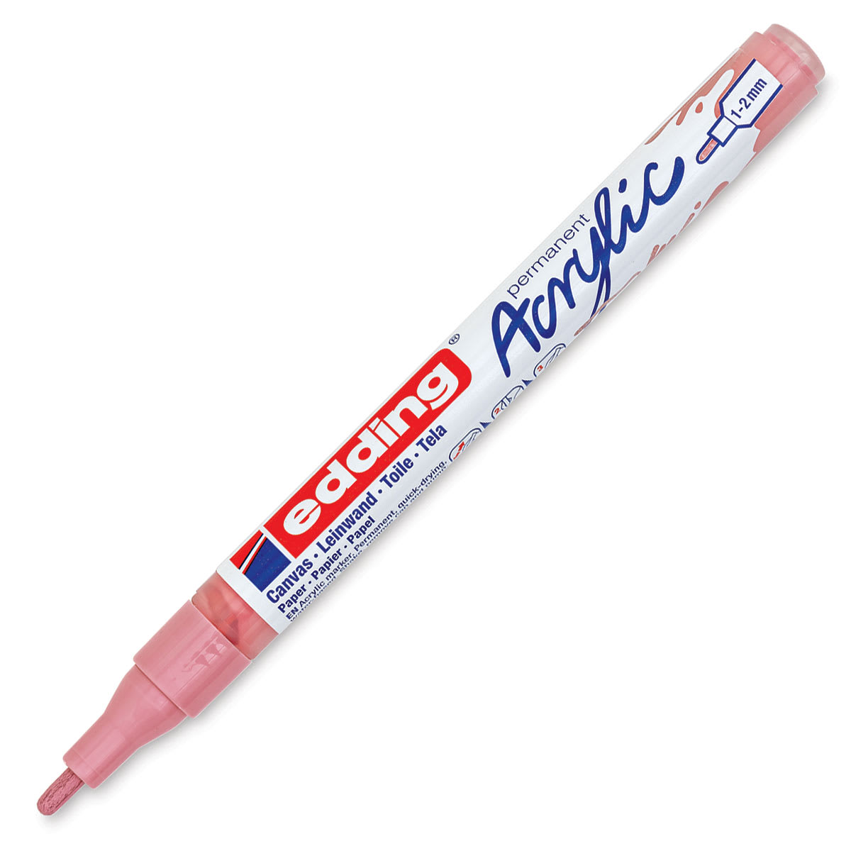 Edding Acrylic Paint Marker - Classy Mauve 935, Fine, Cap Off