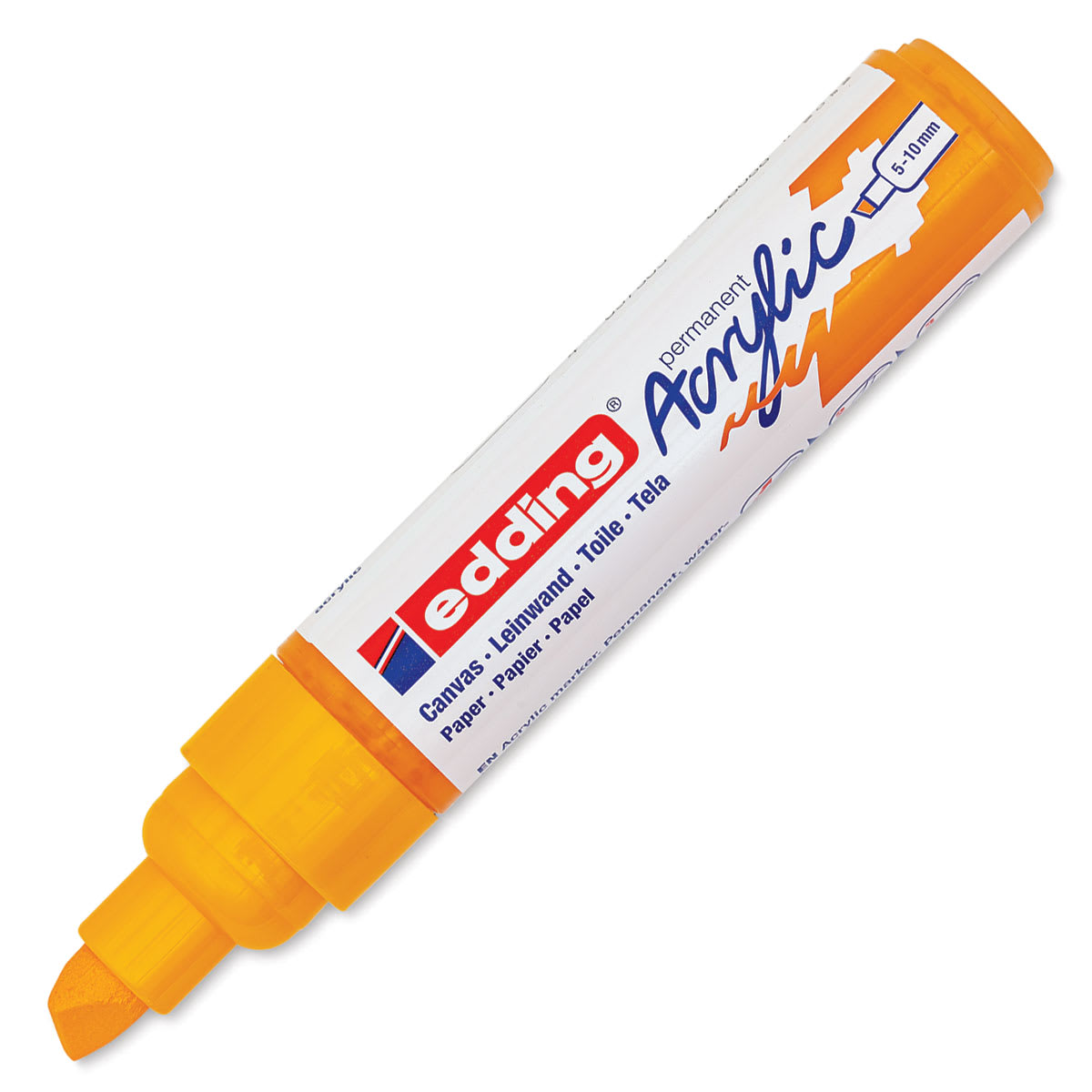 Edding Acrylic Paint Marker - Sunny Yellow 906, Broad, Cap Off
