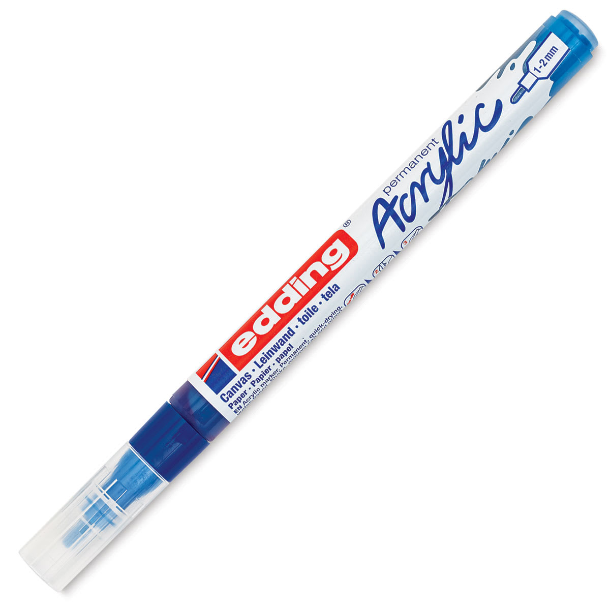 Edding Acrylic Paint Marker - Gentian Blue 903, Fine, Caps On