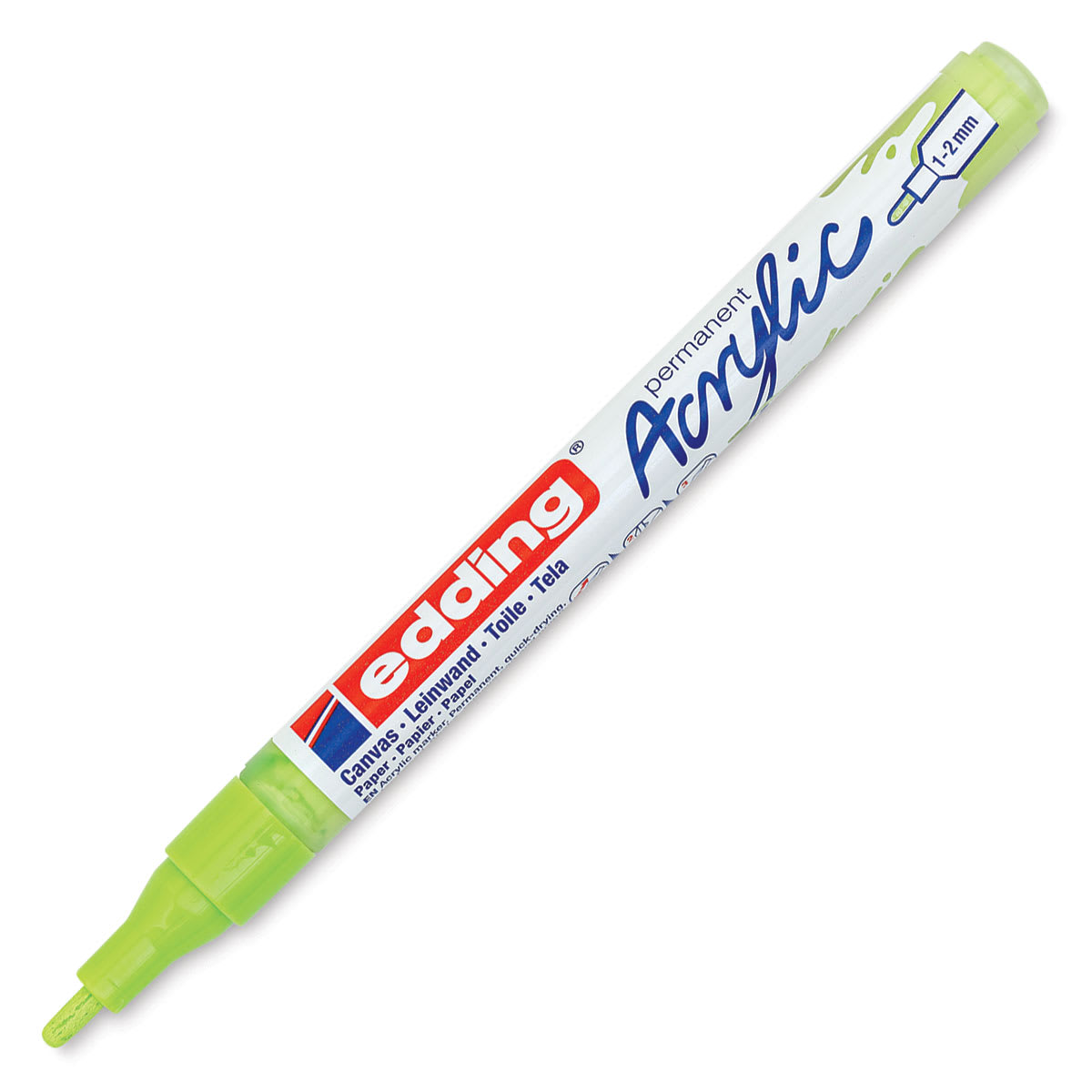 Edding Acrylic Paint Marker - Pastel Green 917, Fine, Cap Off