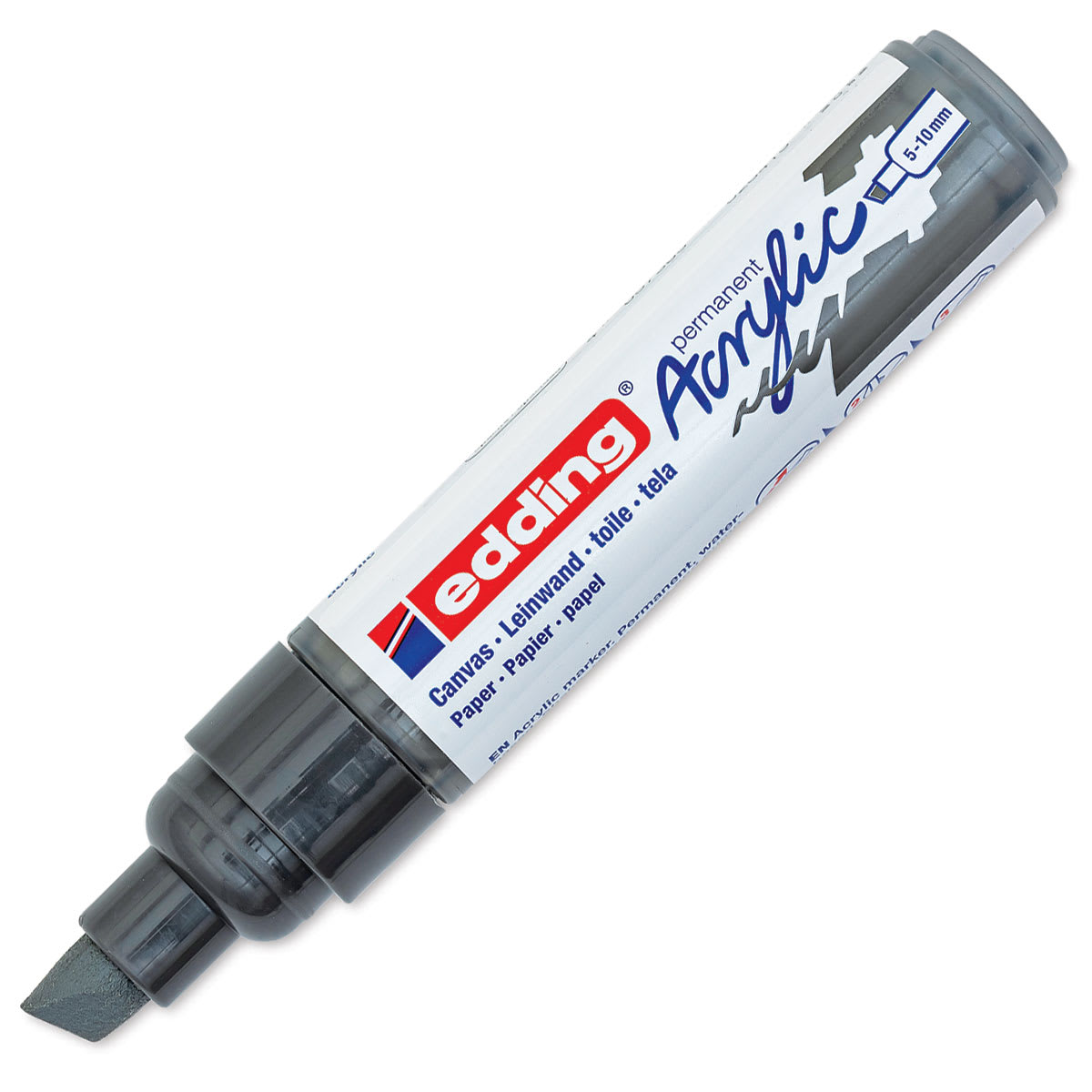 Edding 5000 Acrylic Paint Marker - Anthracite 926, Broad, Cap Off