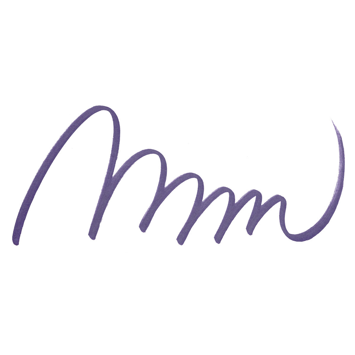 Marvy Uchida Opaque Brush Marker - Metallic Violet swatch