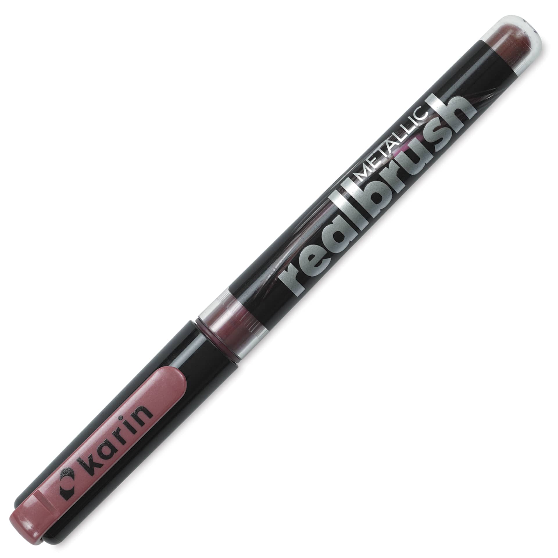 Karin Realbrush Metallic Marker - Violet Red 8316, cap on