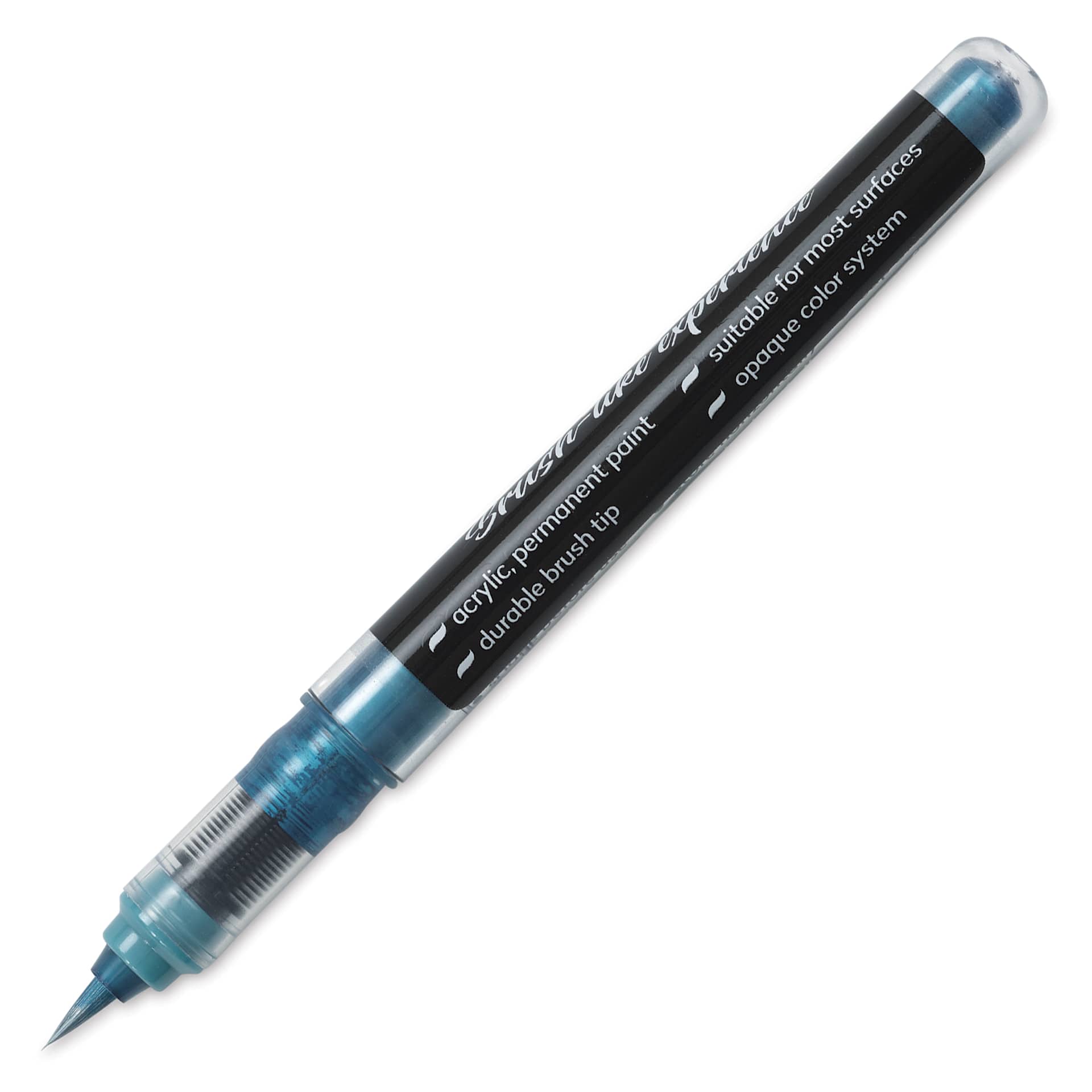 Karin Realbrush Metallic Marker - Blue 8505, marker barrel showing details