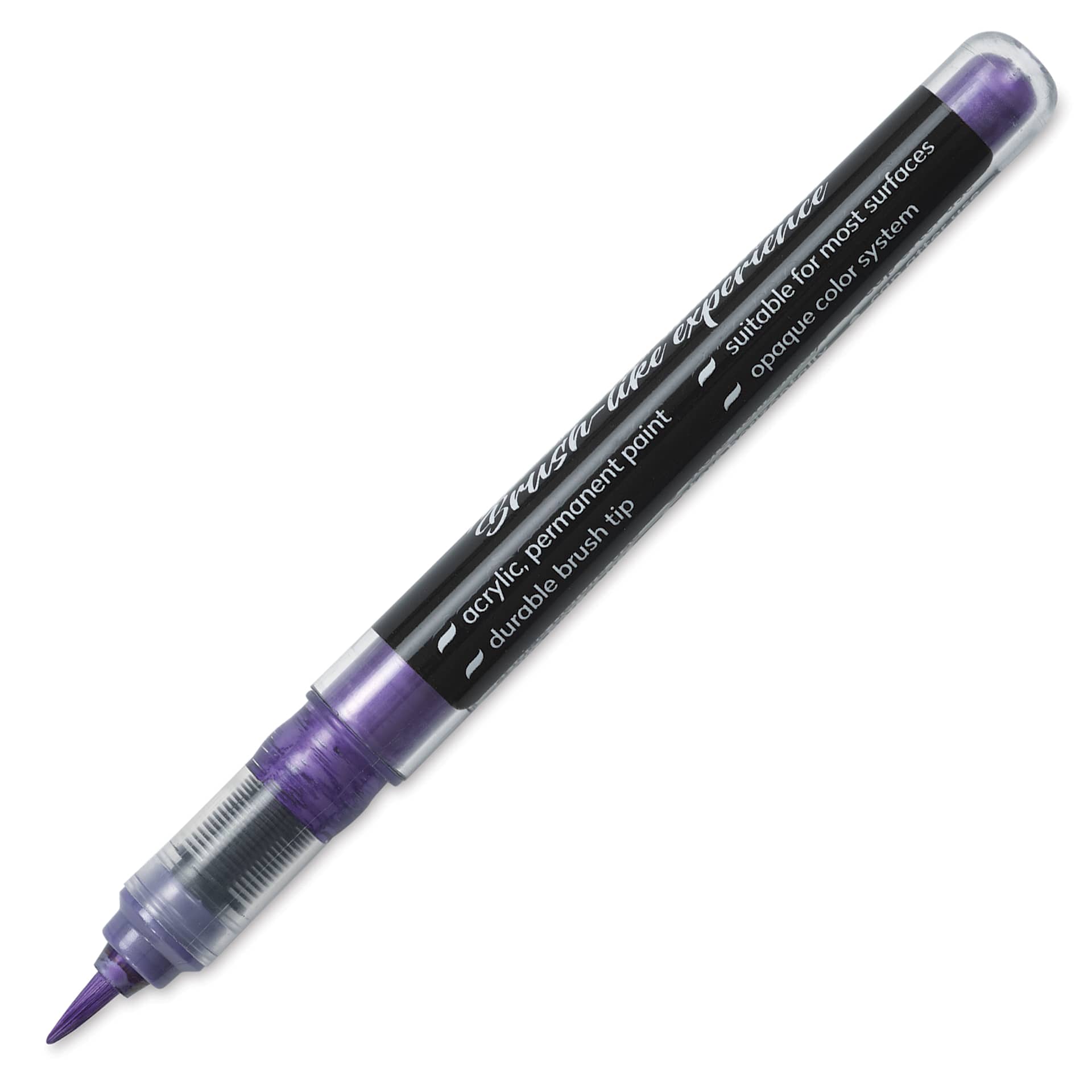 Karin Realbrush Metallic Marker - Violet 8545, marker barrel showing details