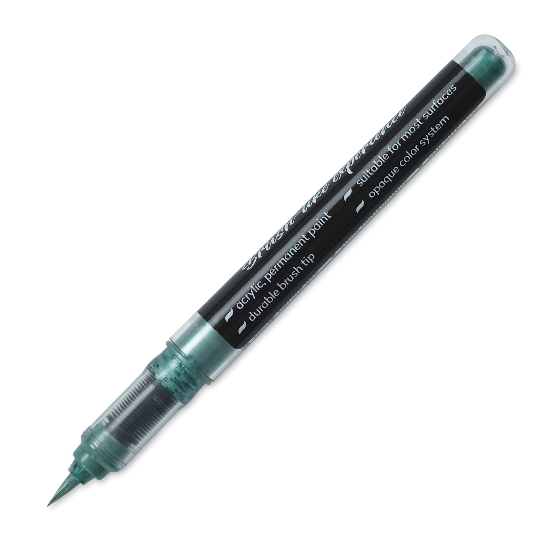 Karin Realbrush Metallic Marker - Green 8535, marker barrel showing details