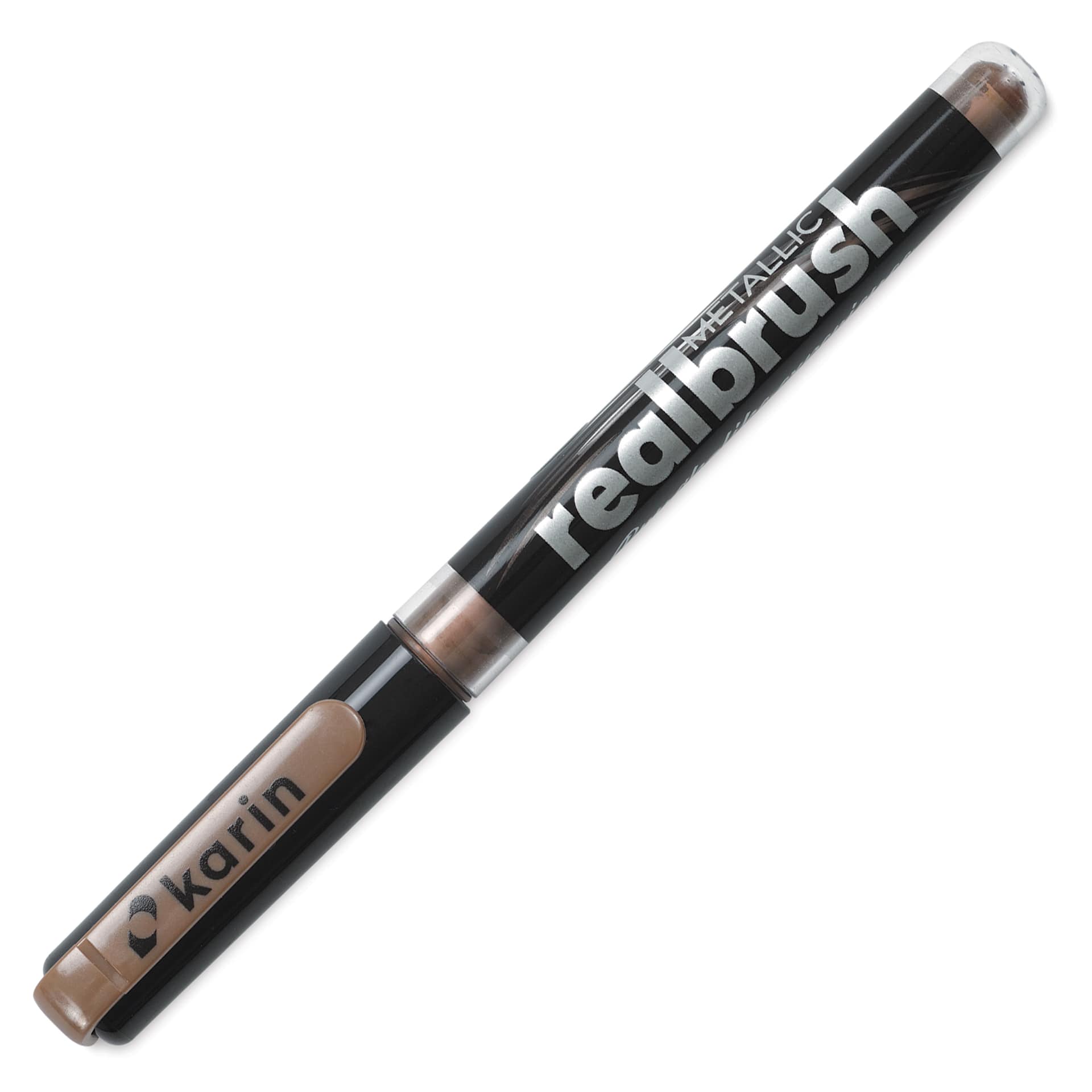 Karin Realbrush Metallic Marker - Copper 8596, cap on