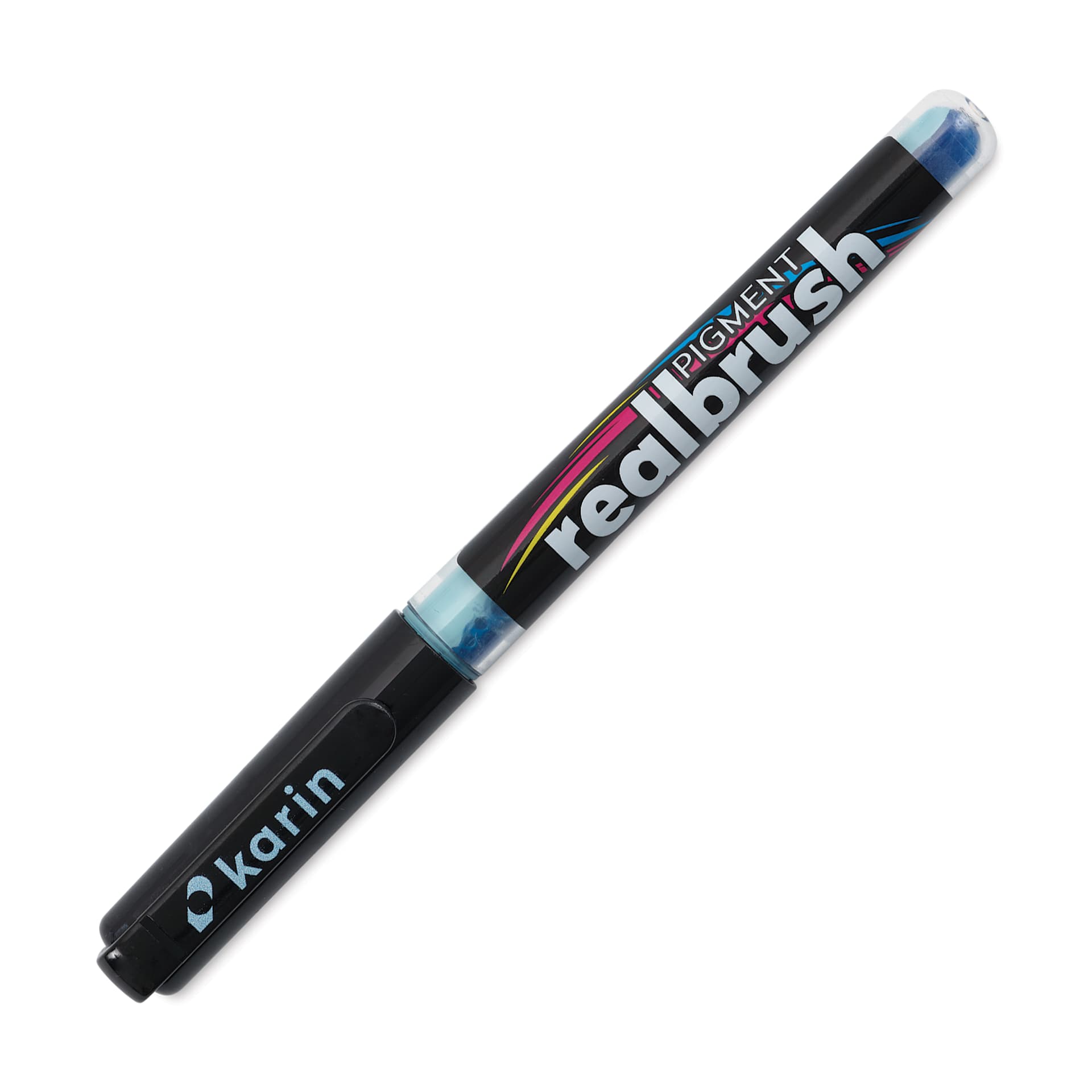 Karin Realbrush Pigment Marker - Duck Egg, cap on