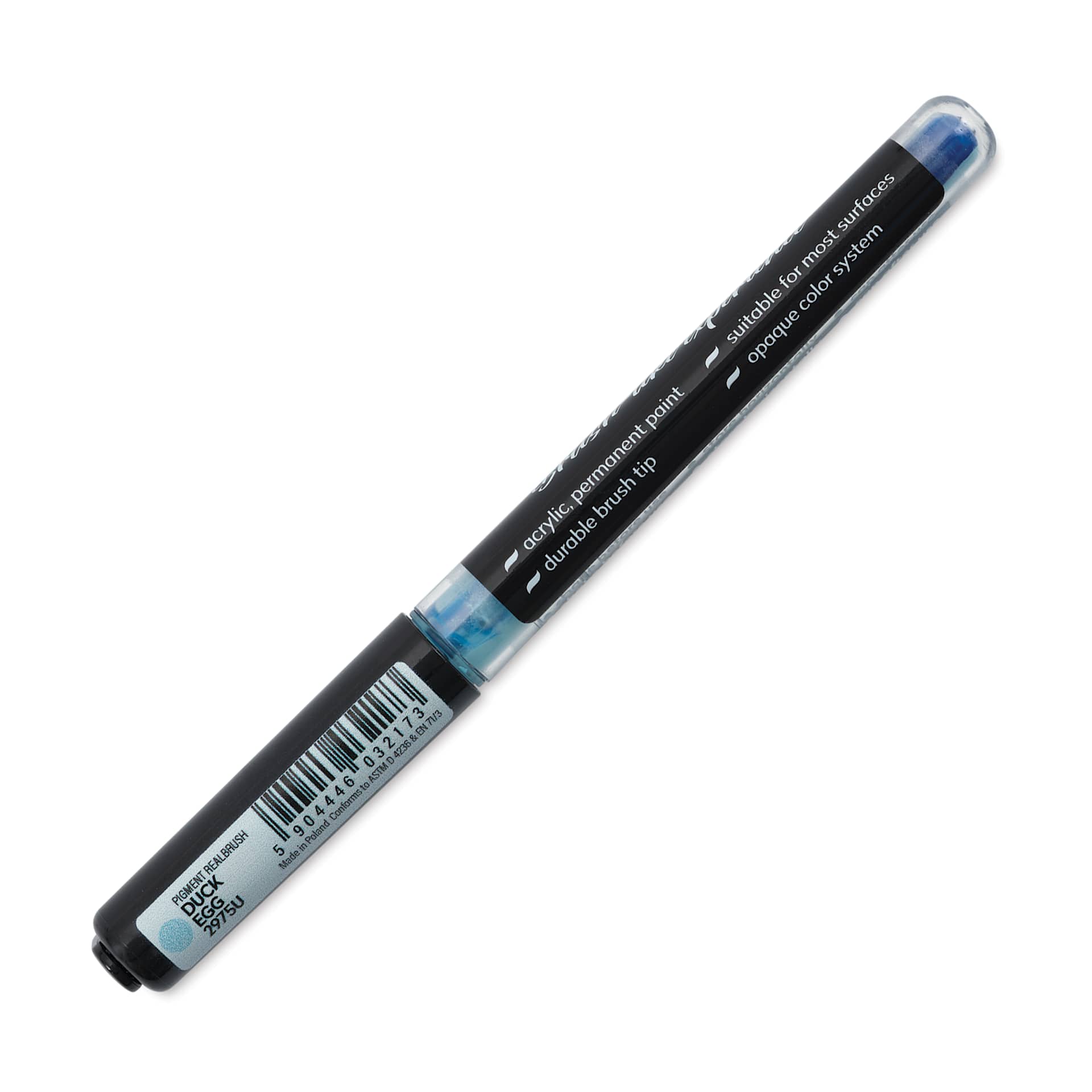 Karin Realbrush Pigment Marker - Duck Egg, marker barrel showing details