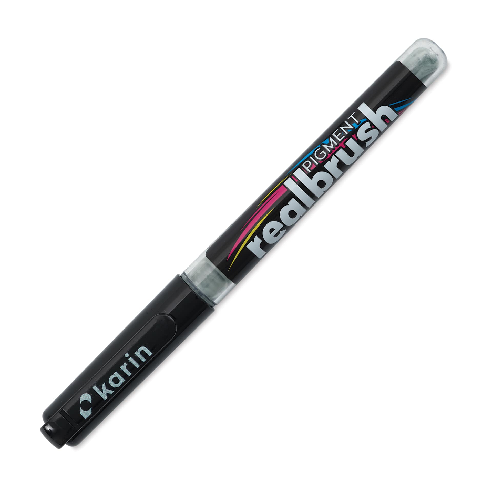 Karin Realbrush Pigment Marker - Neutral Grey 1, marker barrel showing details