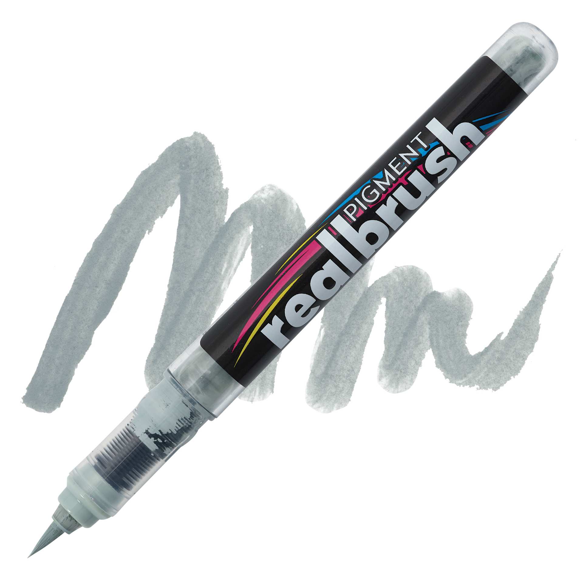 Karin Realbrush Pigment Marker - Neutral Grey 1, swatch and marker