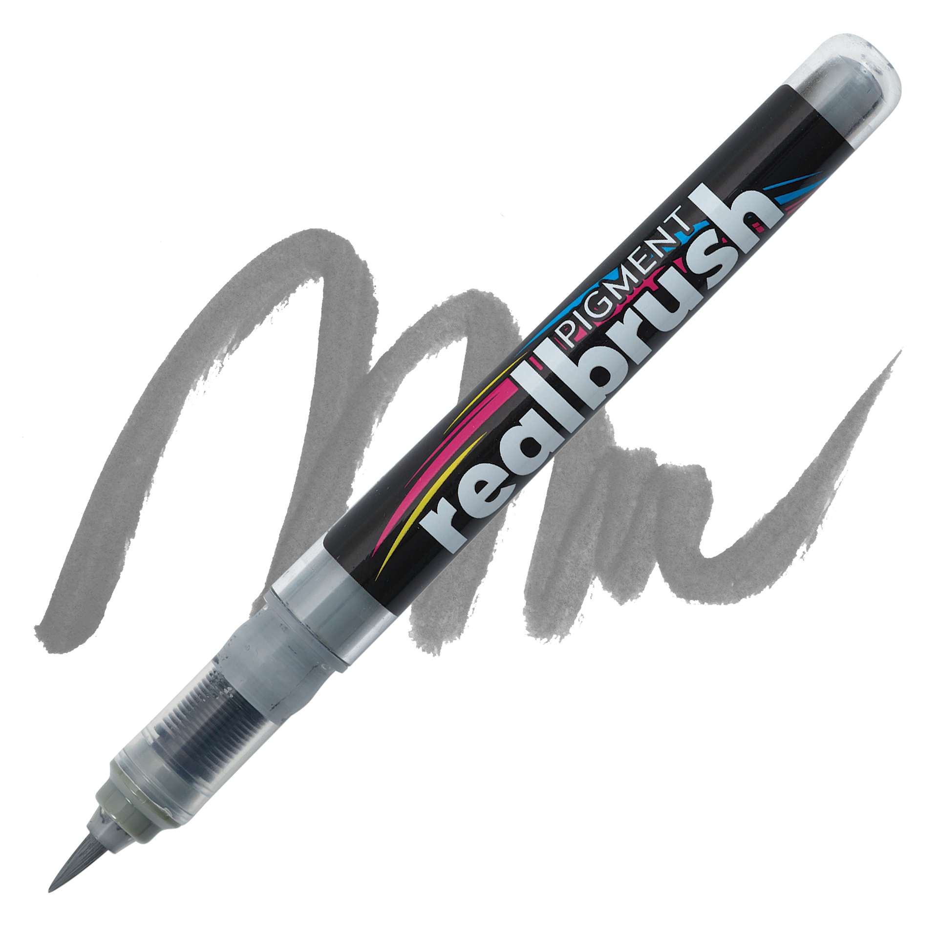 Karin Realbrush Pigment Marker - Cool Grey 3, swatch and marker