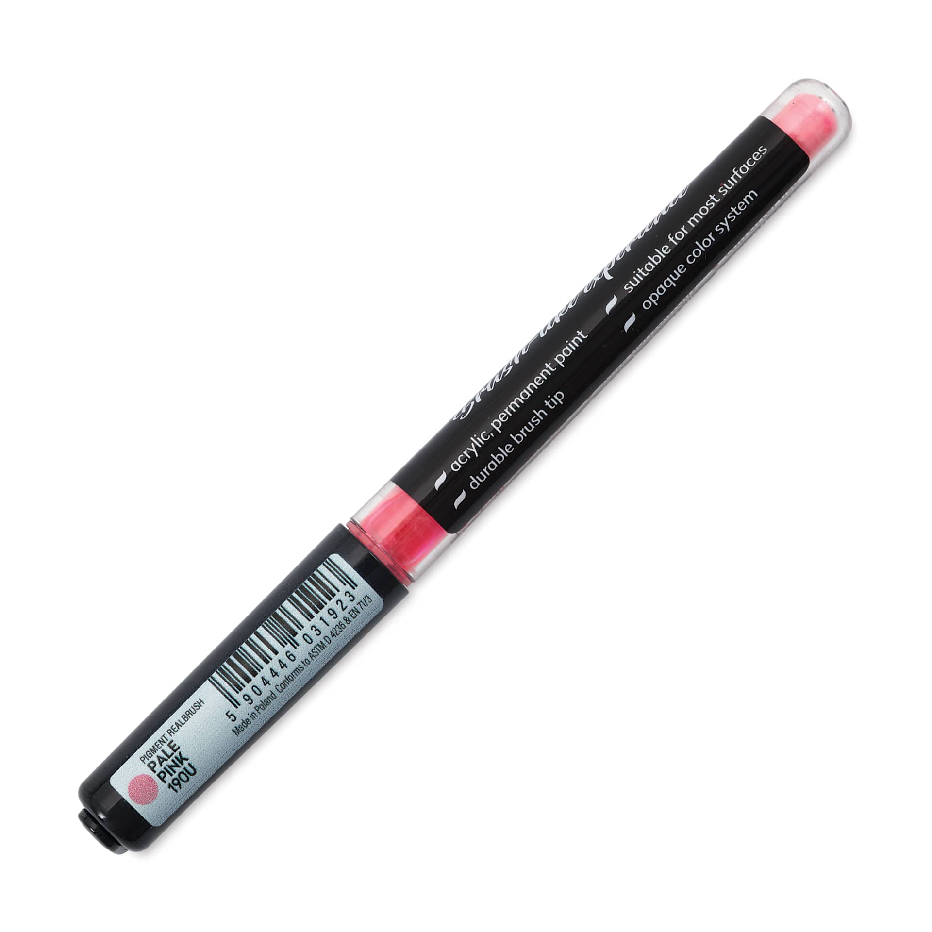 Karin Realbrush Pigment Marker - Pale Pink, marker barrel showing details