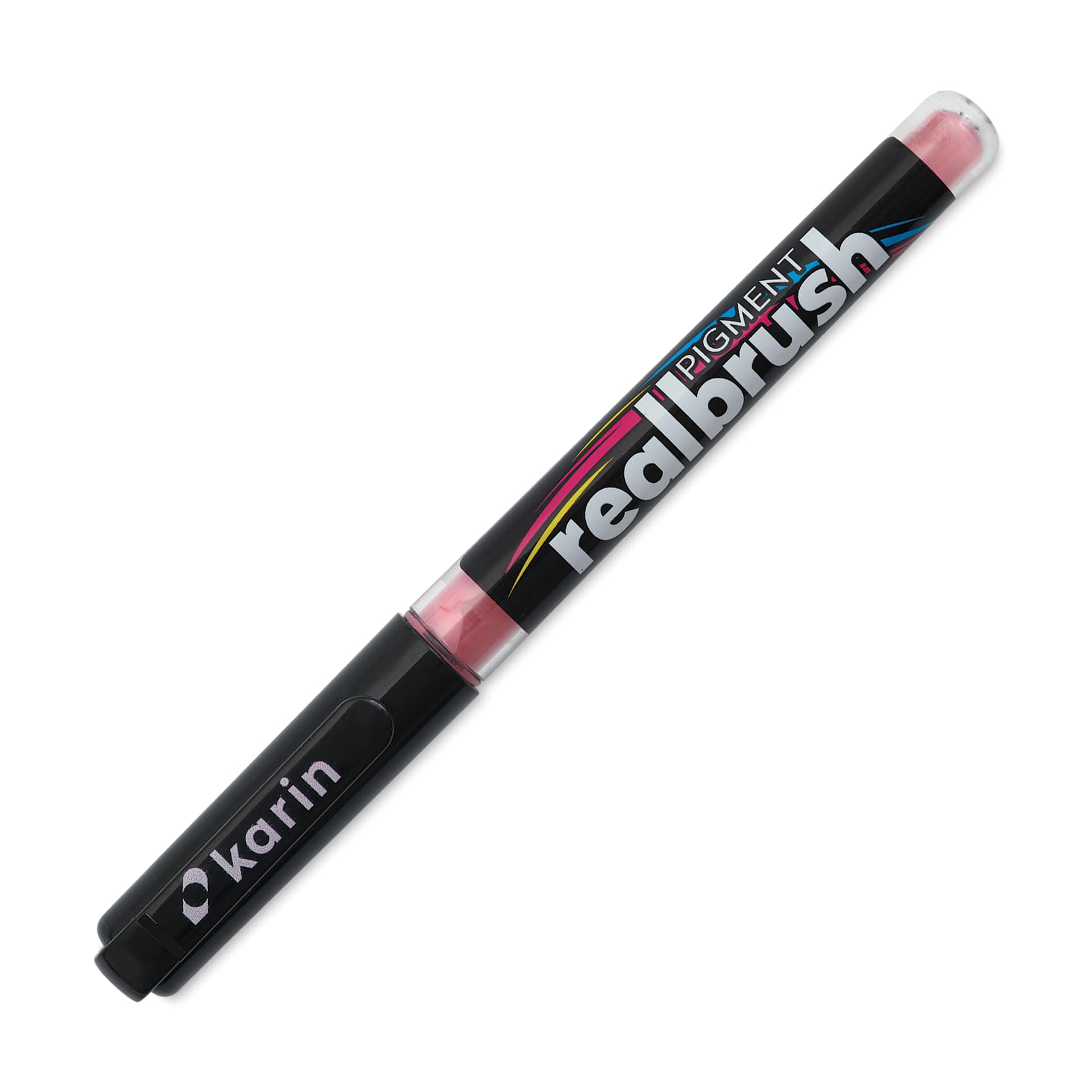 Karin Realbrush Pigment Marker - Pastel Red, cap on