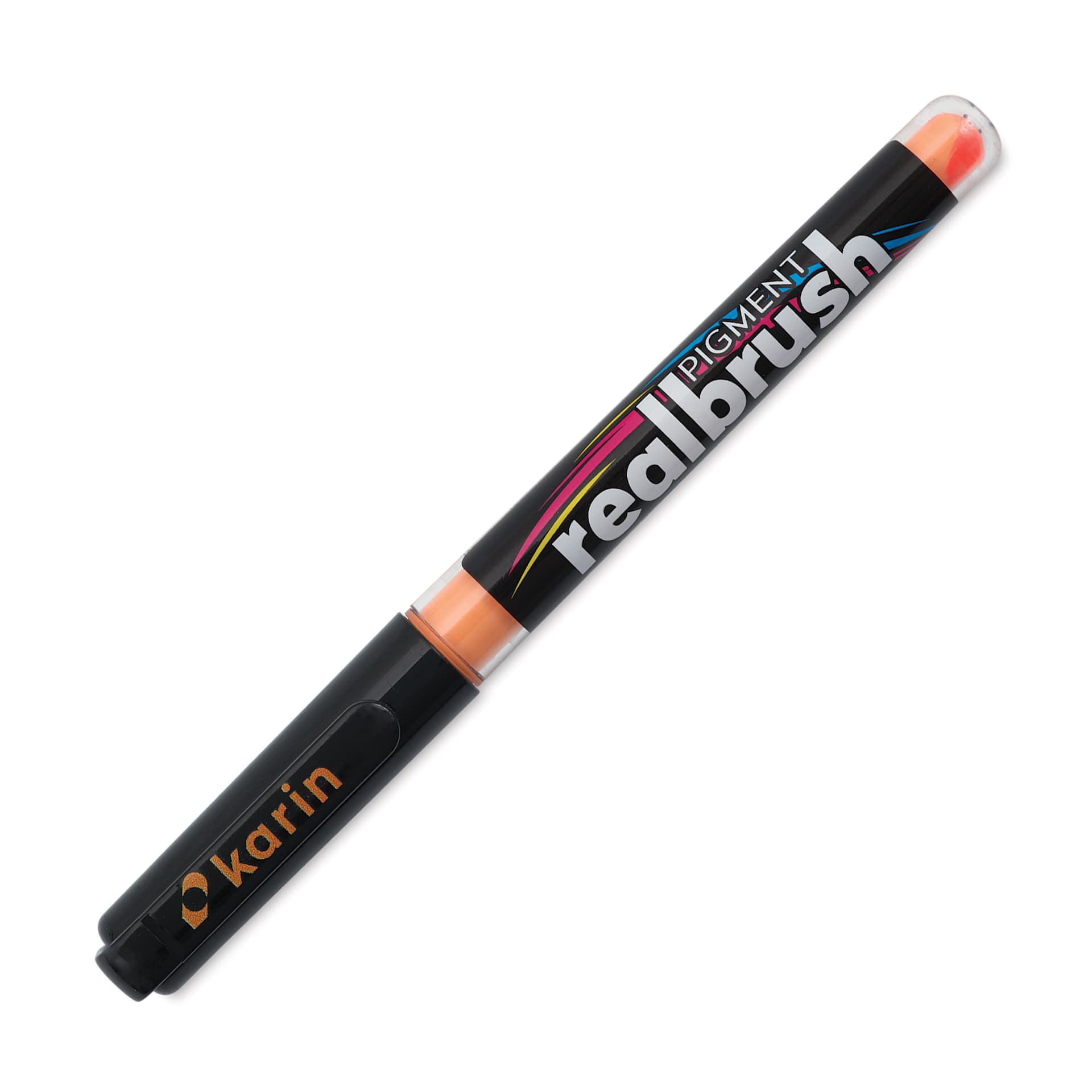 Karin Realbrush Pigment Marker - Peach, cap on