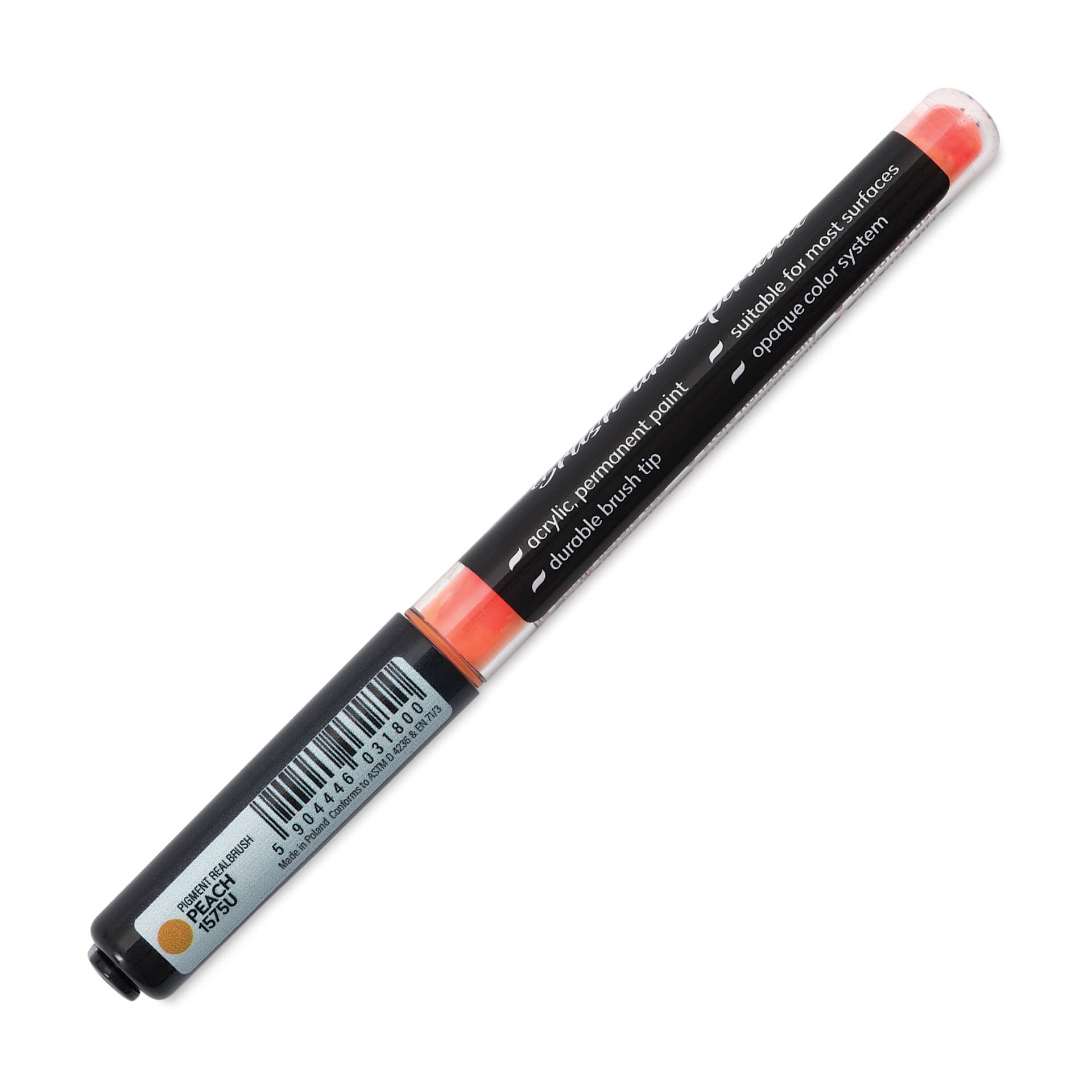Karin Realbrush Pigment Marker - Peach, marker barrel showing details