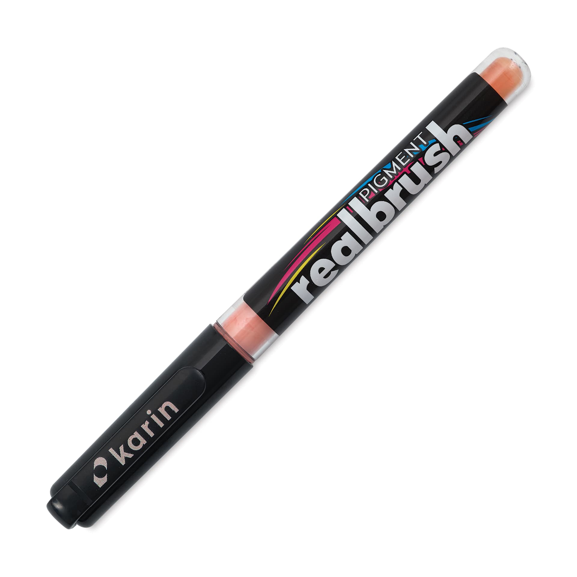 Karin Realbrush Pigment Marker - Soft Peach 1, cap on