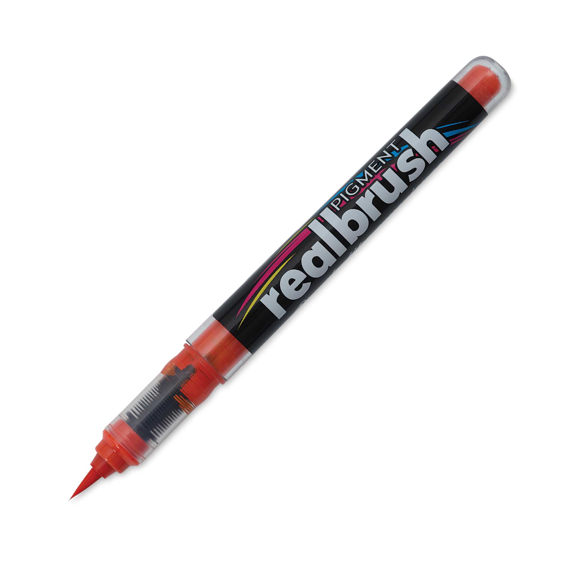 Karin Realbrush Pigment Marker - Orange Red, cap off