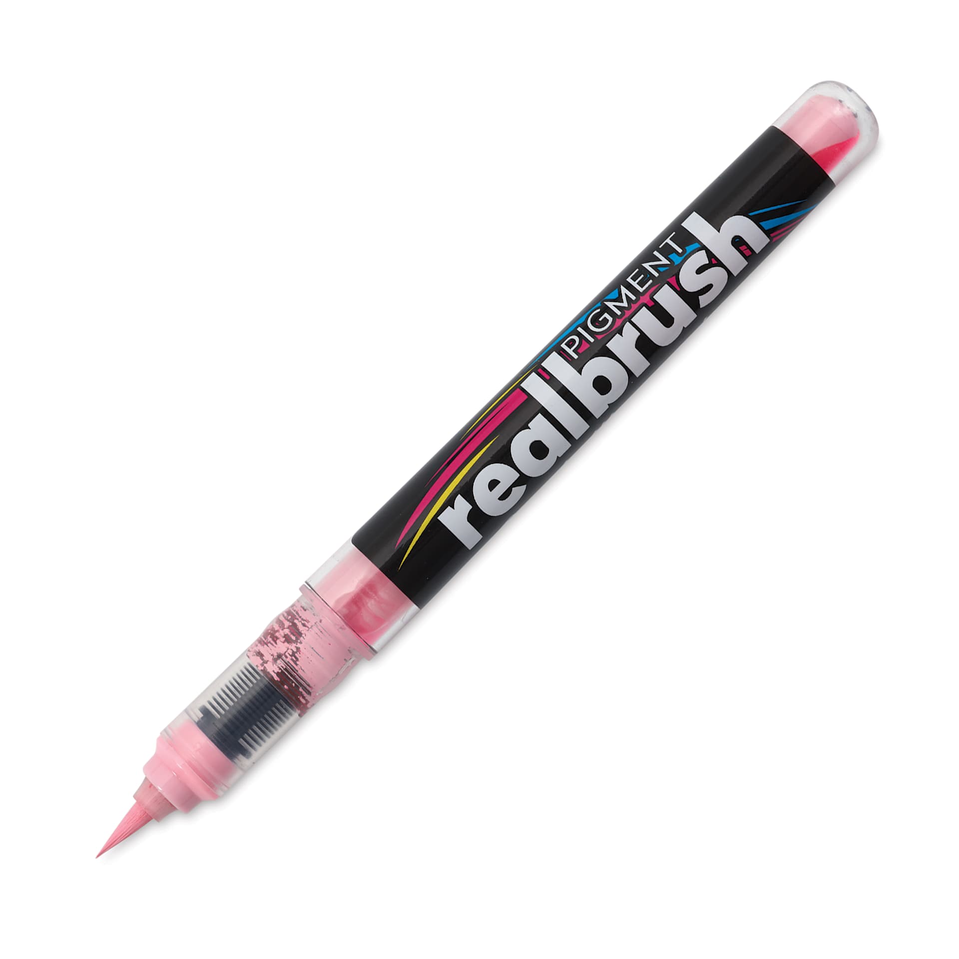 Karin Realbrush Pigment Marker - Pastel Magenta Red, cap off