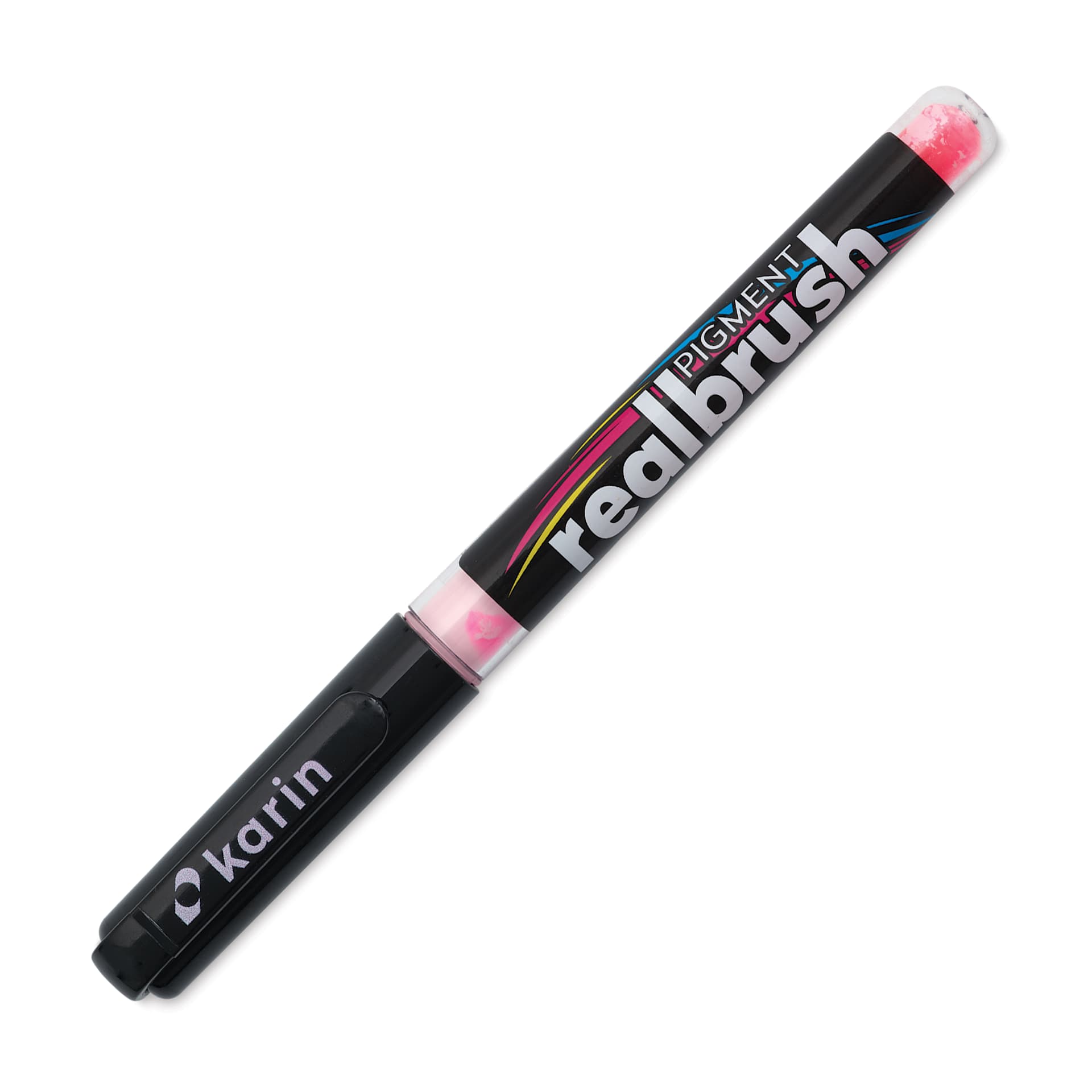 Karin Realbrush Pigment Marker - Pastel Pink, cap on