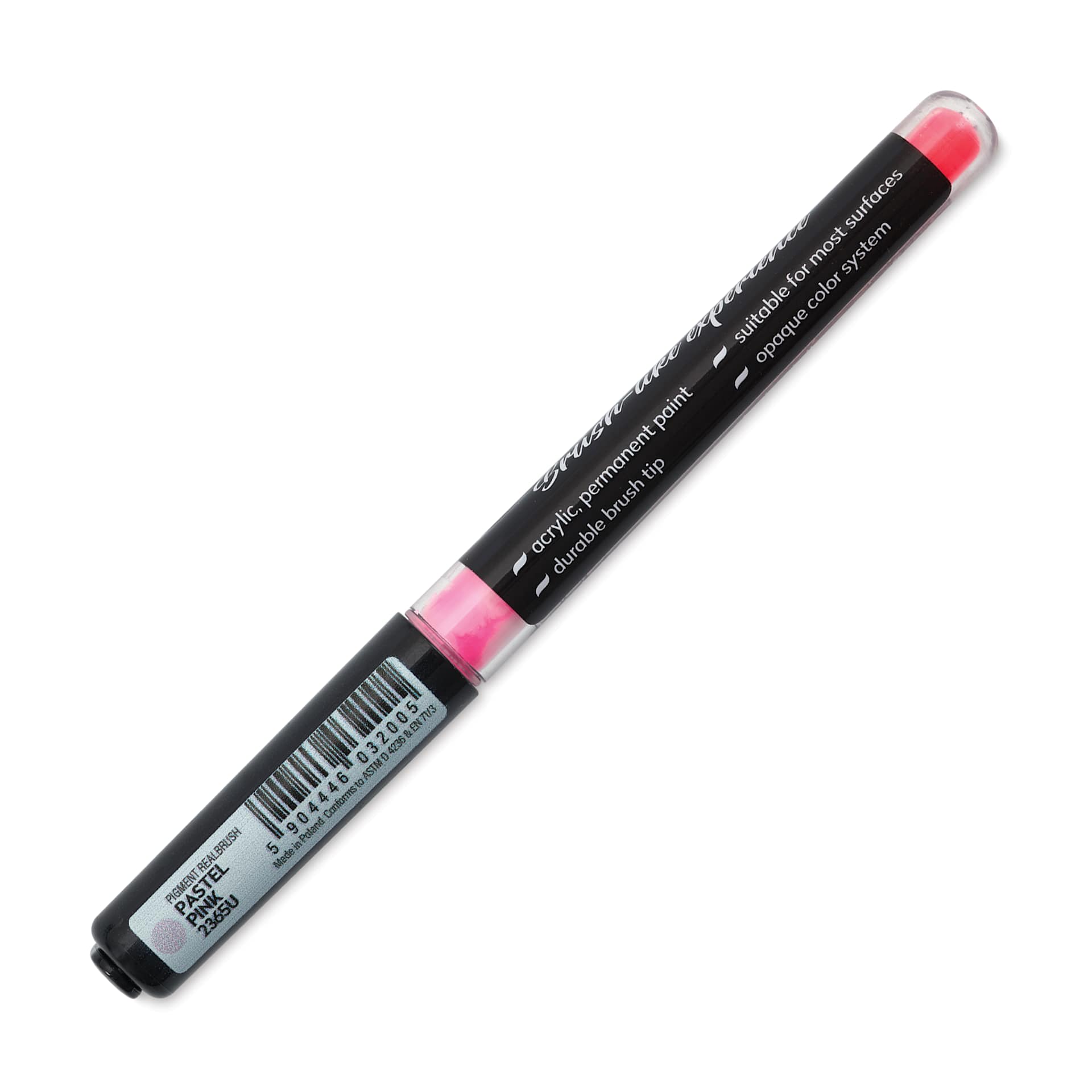 Karin Realbrush Pigment Marker - Pastel Pink, marker barrel showing details