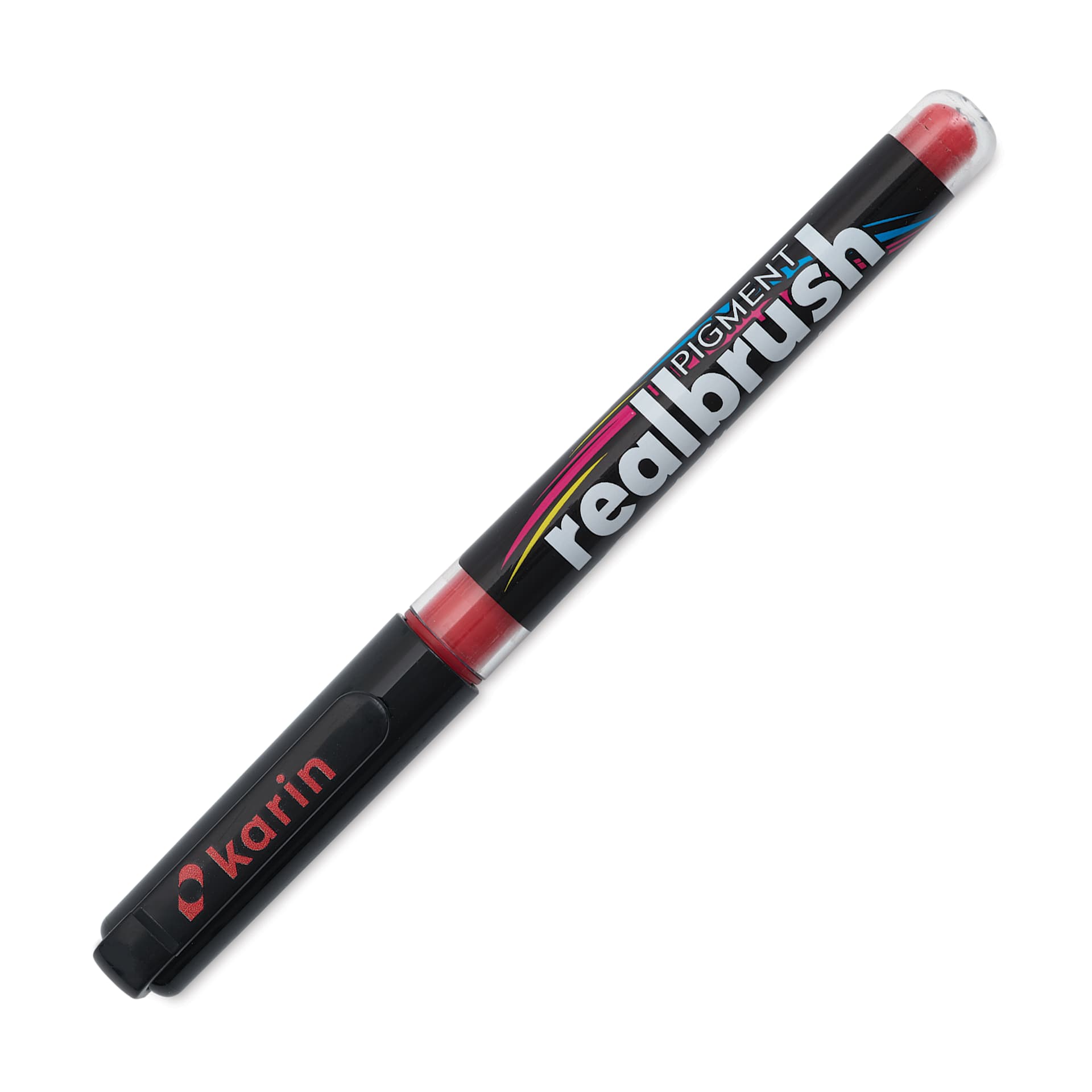 Karin Realbrush Pigment Marker - Lipstick Red, cap on