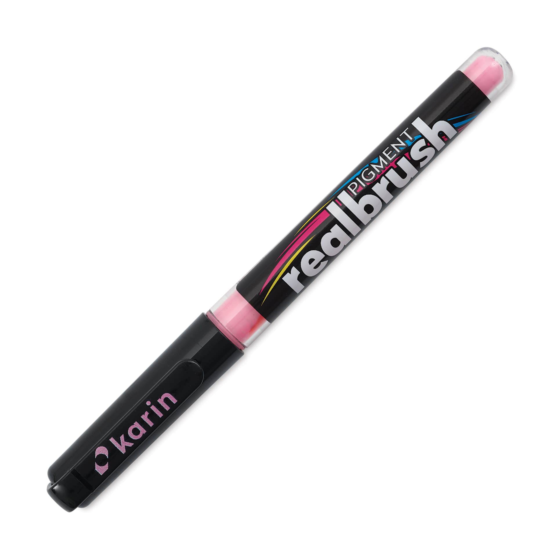 Karin Realbrush Pigment Marker - Cerise, cap on