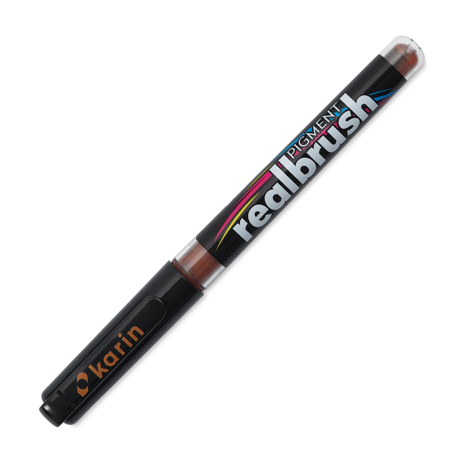 Karin Realbrush Pigment Marker - Henna, cap on