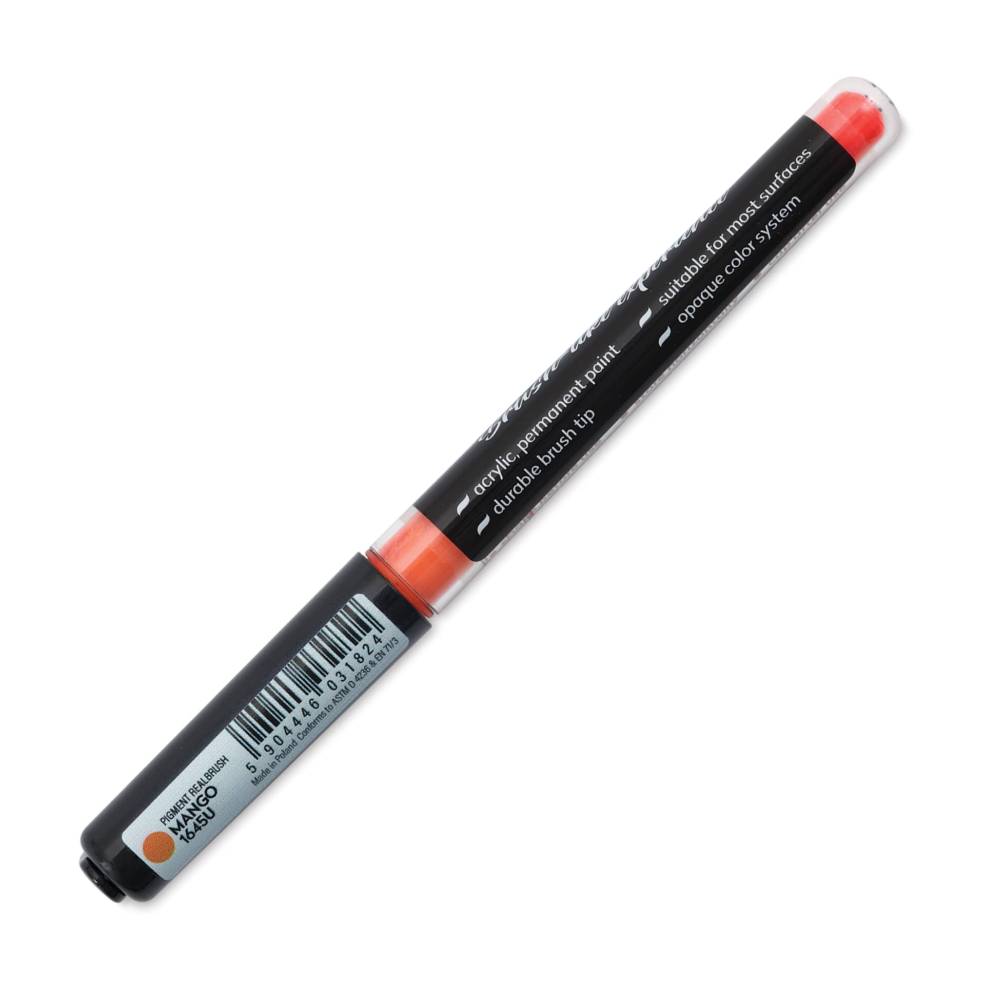Karin Realbrush Pigment Marker - Mango, marker barrel showing details