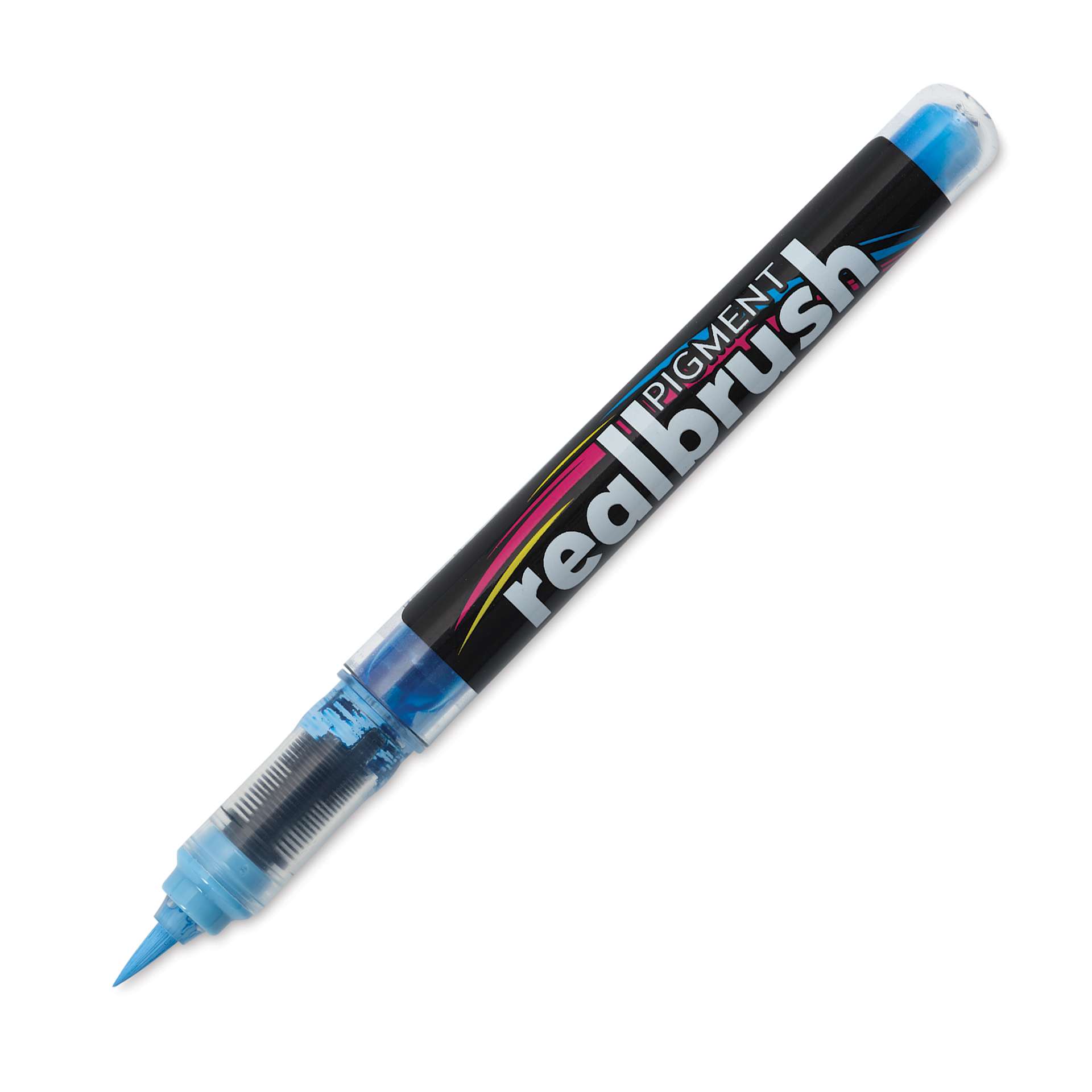 Karin Realbrush Pigment Marker - Pastel Blue, cap off