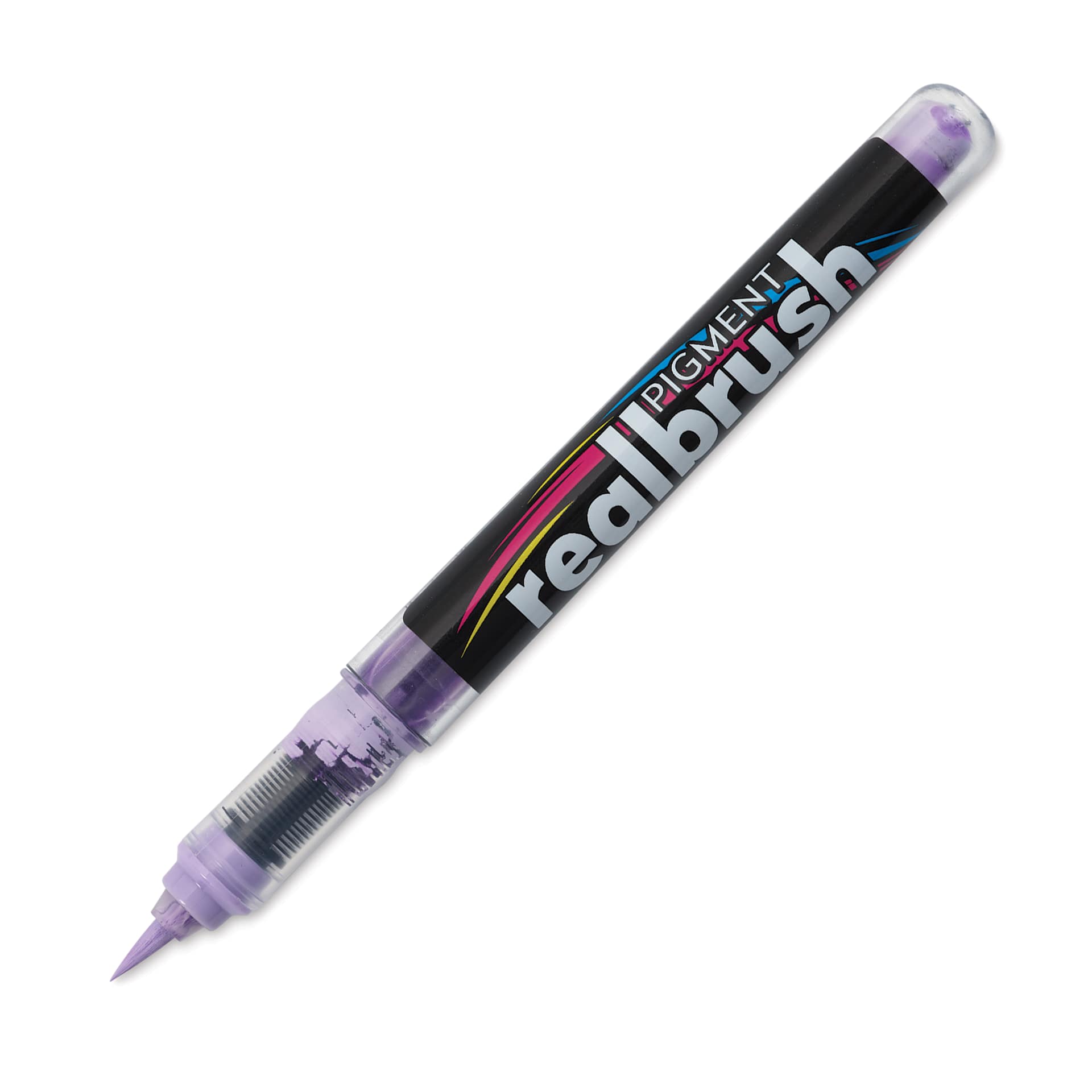 Karin Realbrush Pigment Marker - Pastel Violet, cap off