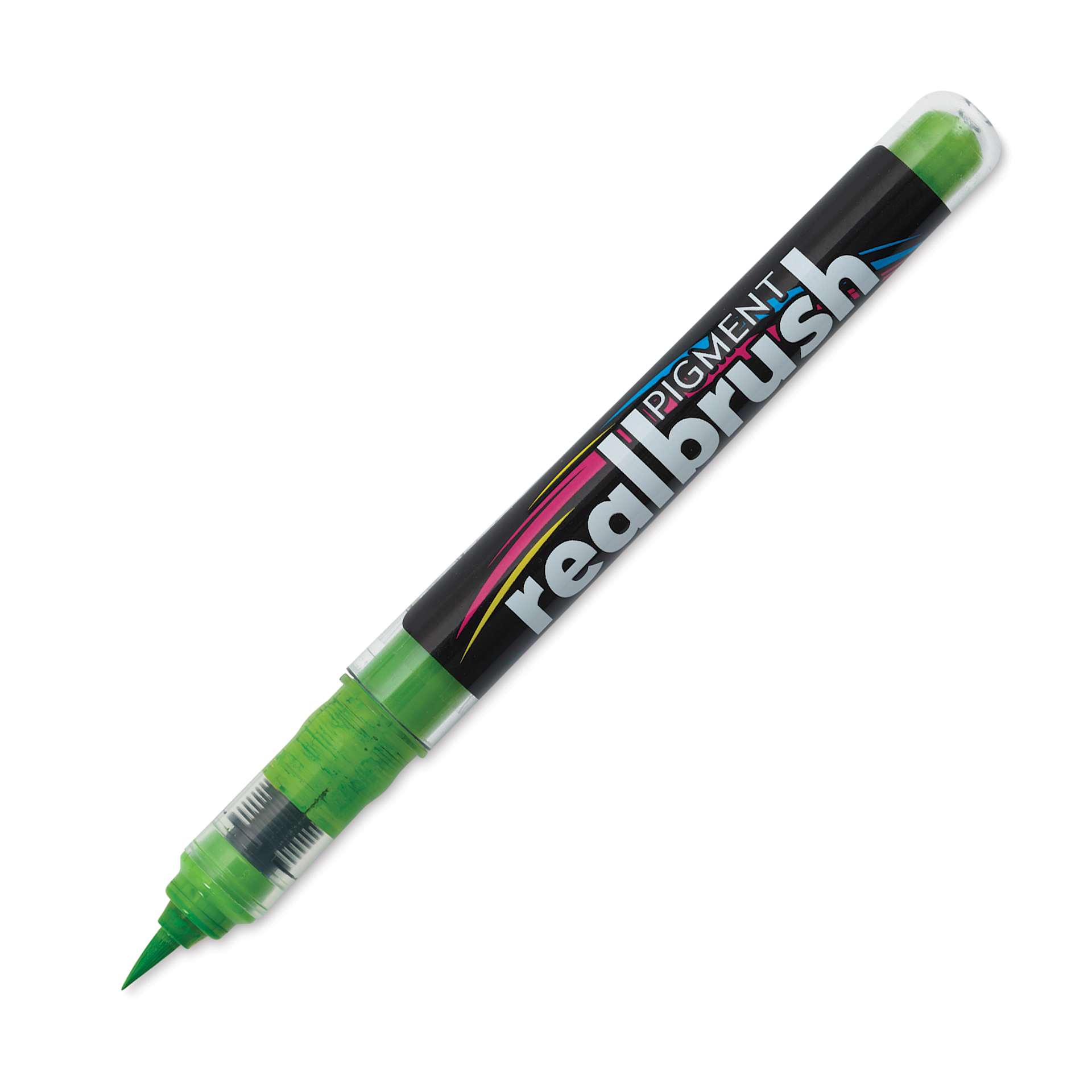 Karin Realbrush Pigment Marker - Leaf Green, cap off
