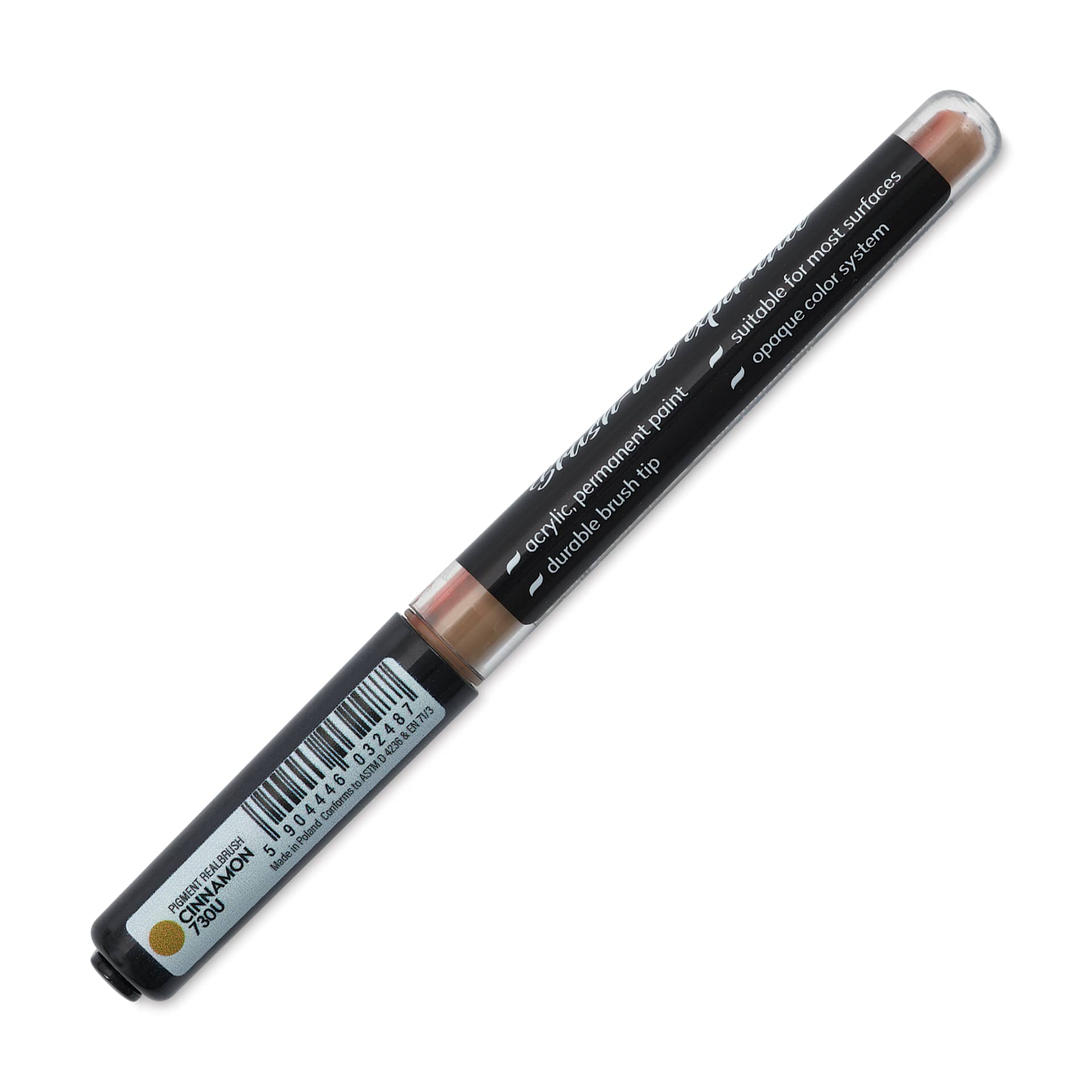 Karin Realbrush Pigment Marker - Cinnamon, 4 mm, Brush Tip