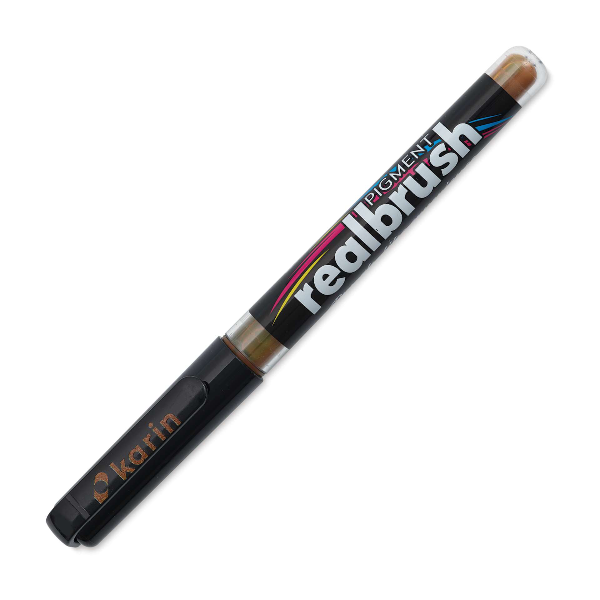 Karin Realbrush Pigment Marker - Sandstone, cap on