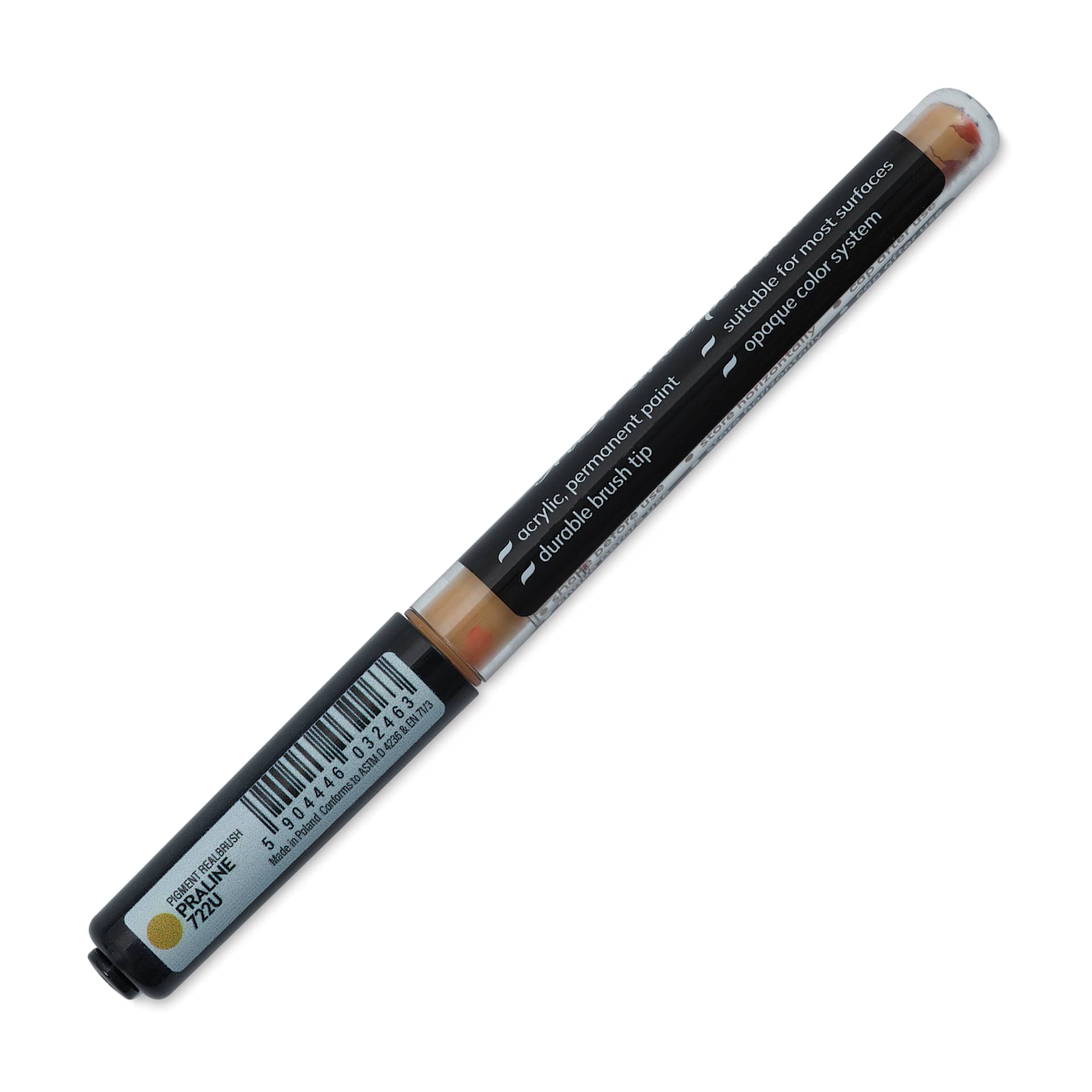 Karin Realbrush Pigment Marker - Praline, marker barrel showing details