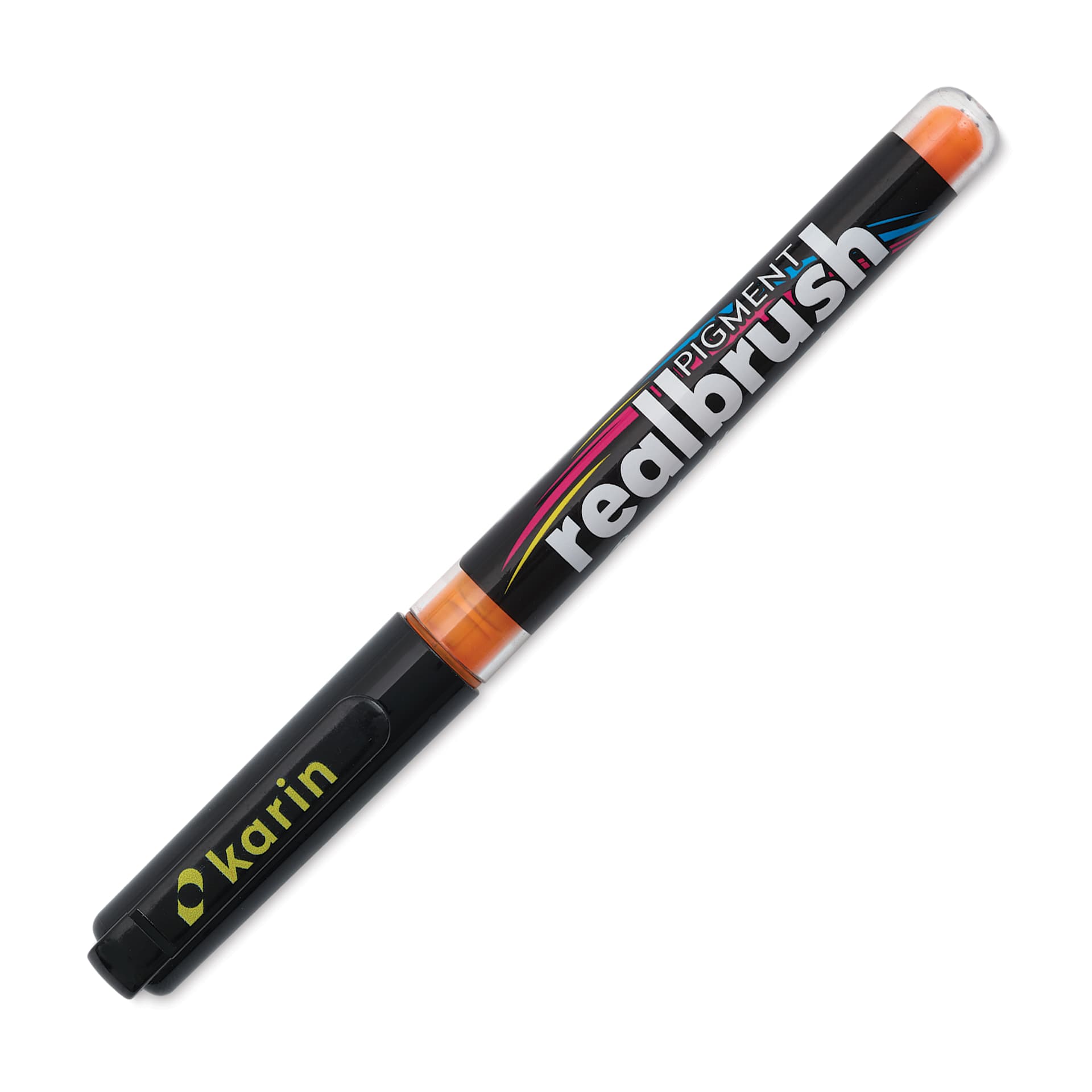 Karin Realbrush Pigment Marker - Gold, cap on