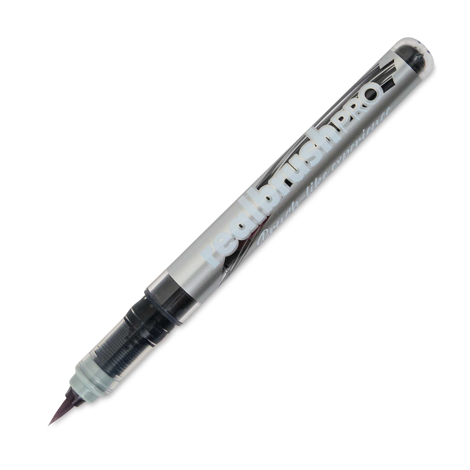 Karin Realbrush Pro Marker - Neutral Grey 1, 4 mm, Brush Tip, cap off
