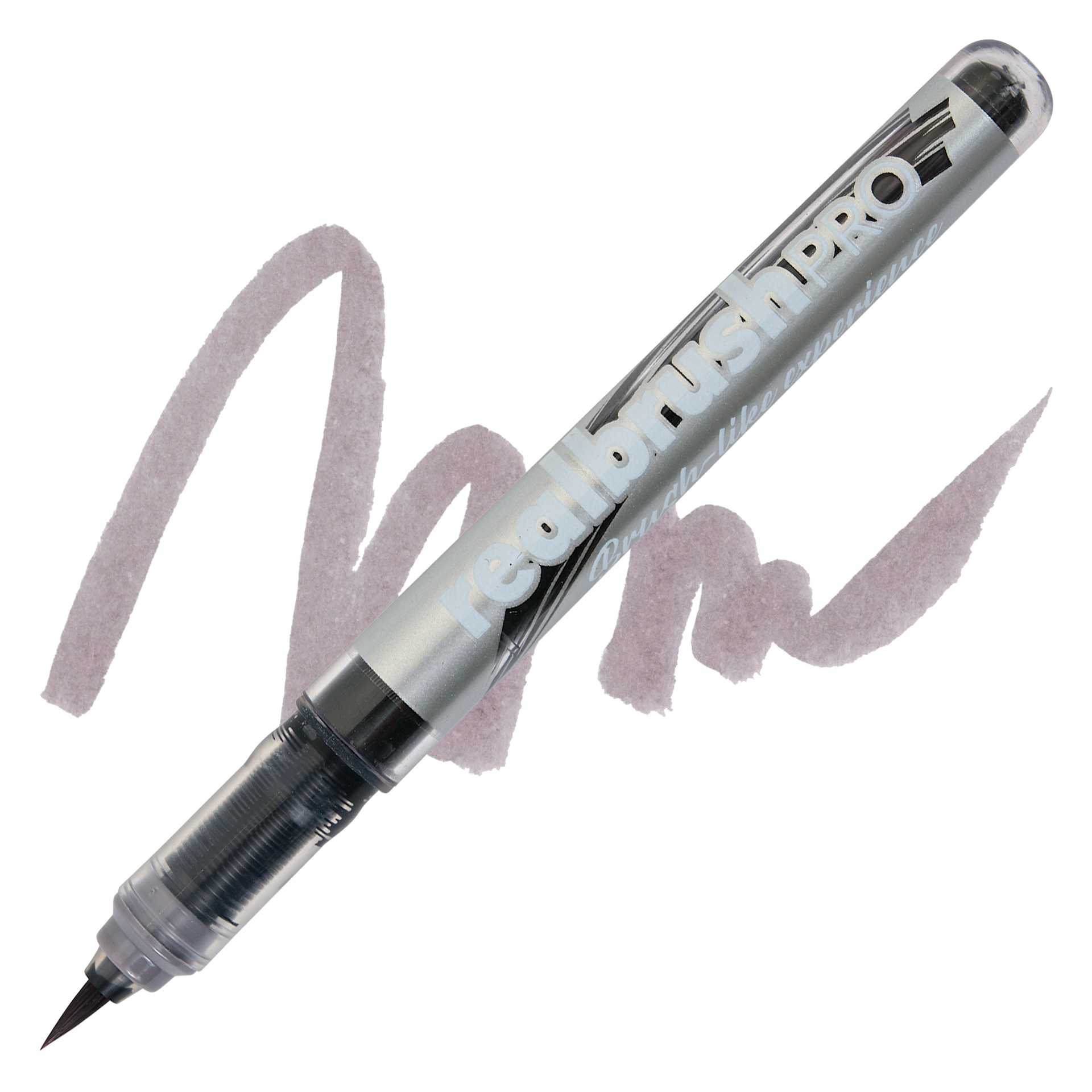 Karin Realbrush Pro Marker - Warm Grey 3, swatch and marker
