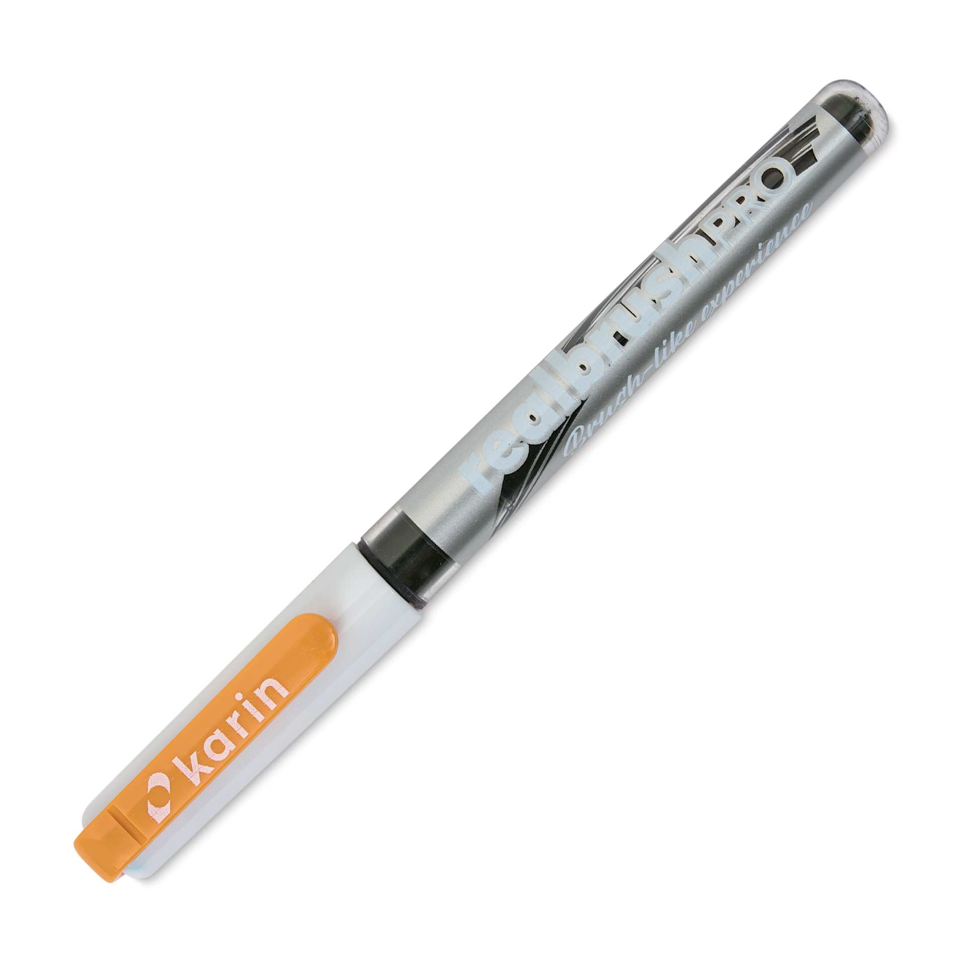 Karin Realbrush Pro Marker - Rose Wood, 4 mm, Brush Tip, cap on