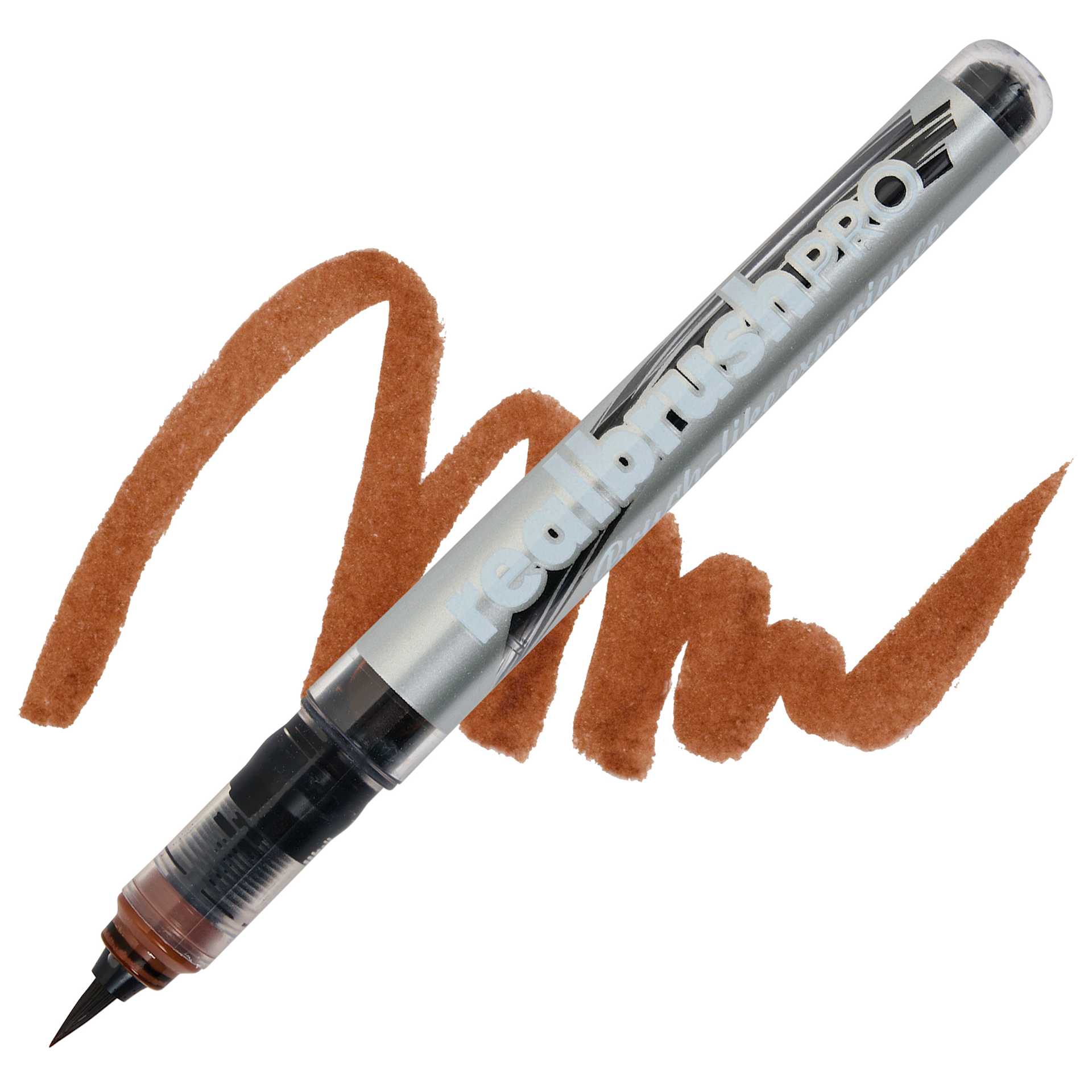 Karin Realbrush Pro Marker - Henna, swatch and marker