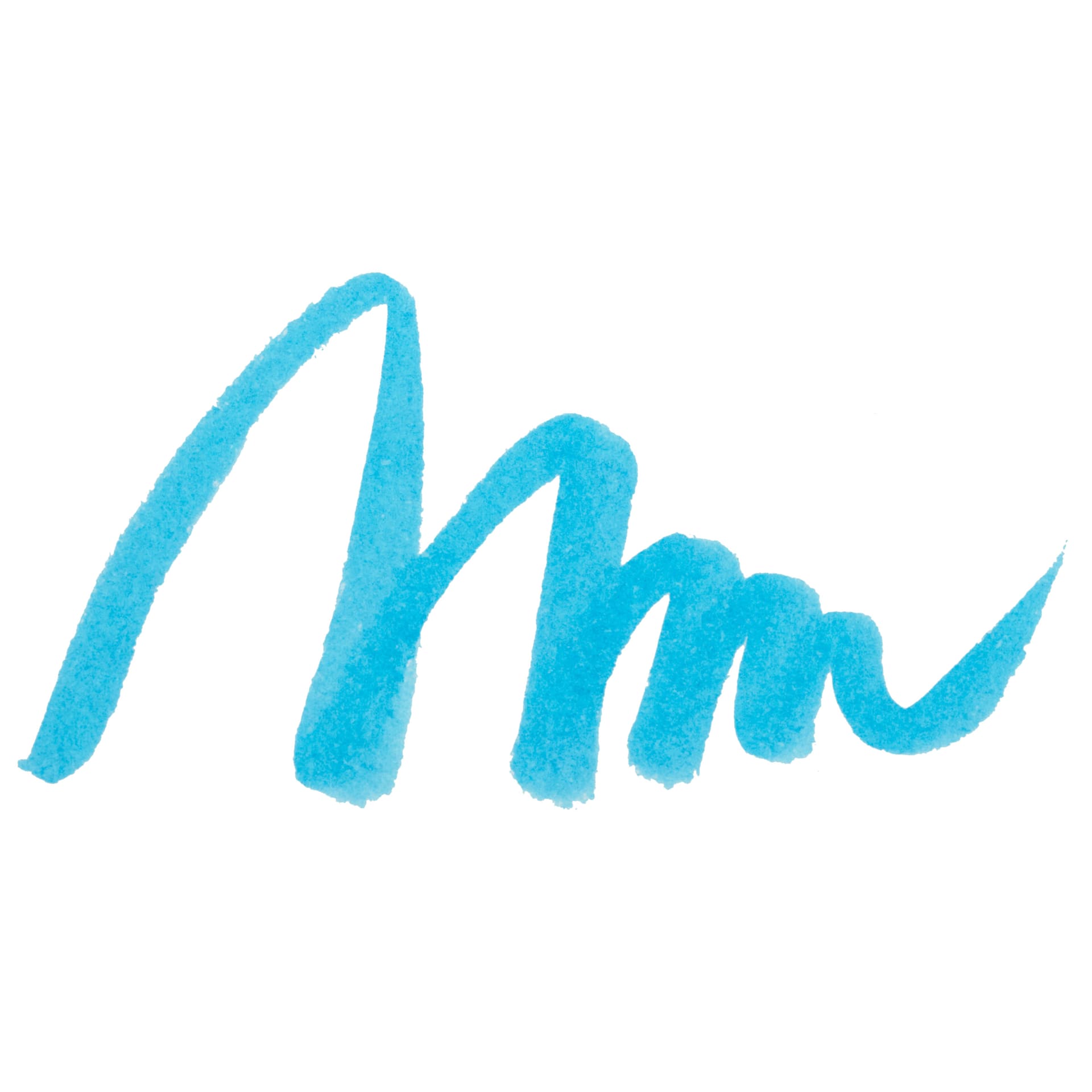 Karin Realbrush Pro Marker - Neon Blue, swatch