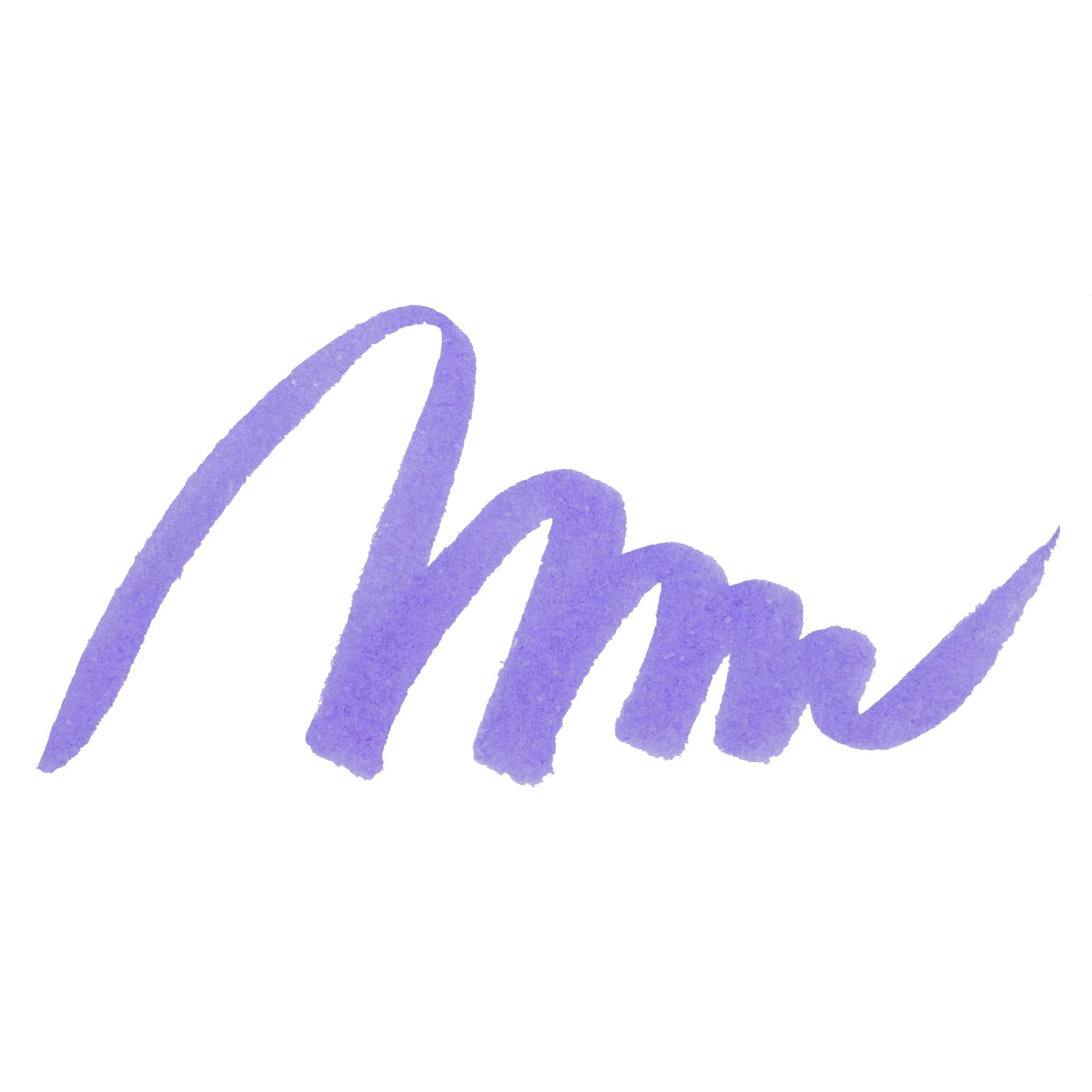 Karin Realbrush Pro Marker - Neon Violet Blue, swatch