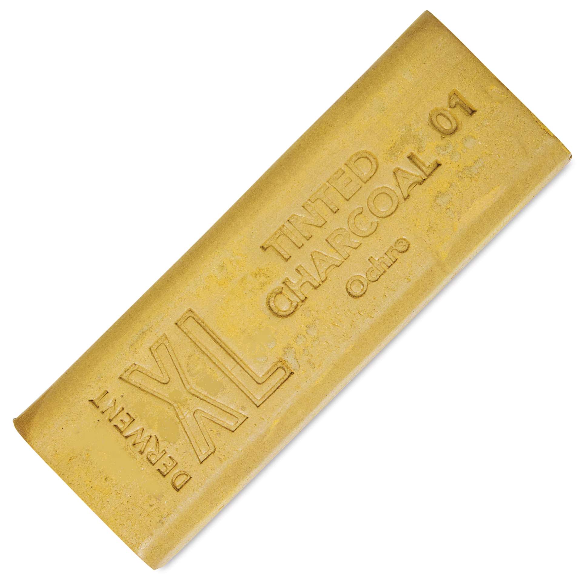 Derwent Tinted Charcoal XL Block - Ochre, single block