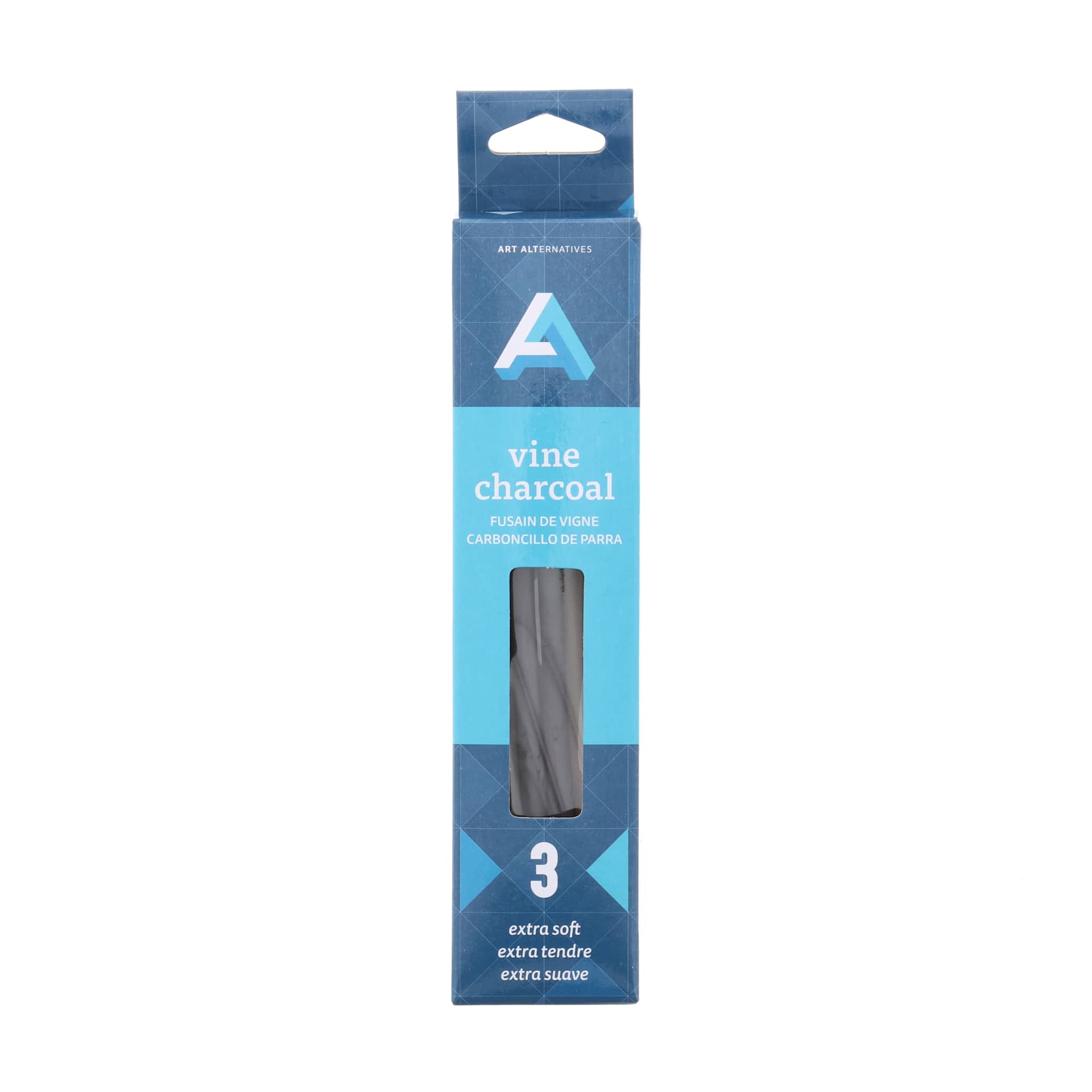 Art Alternatives Vine Charcoal - Set of 3, Extra Soft