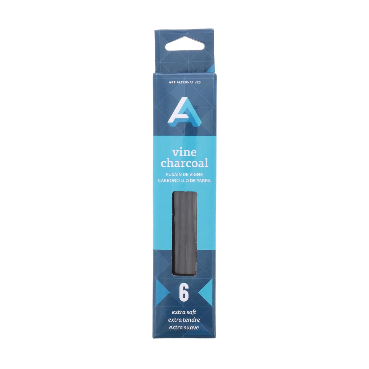 Art Alternatives Vine Charcoal - Set of 6, Extra Soft