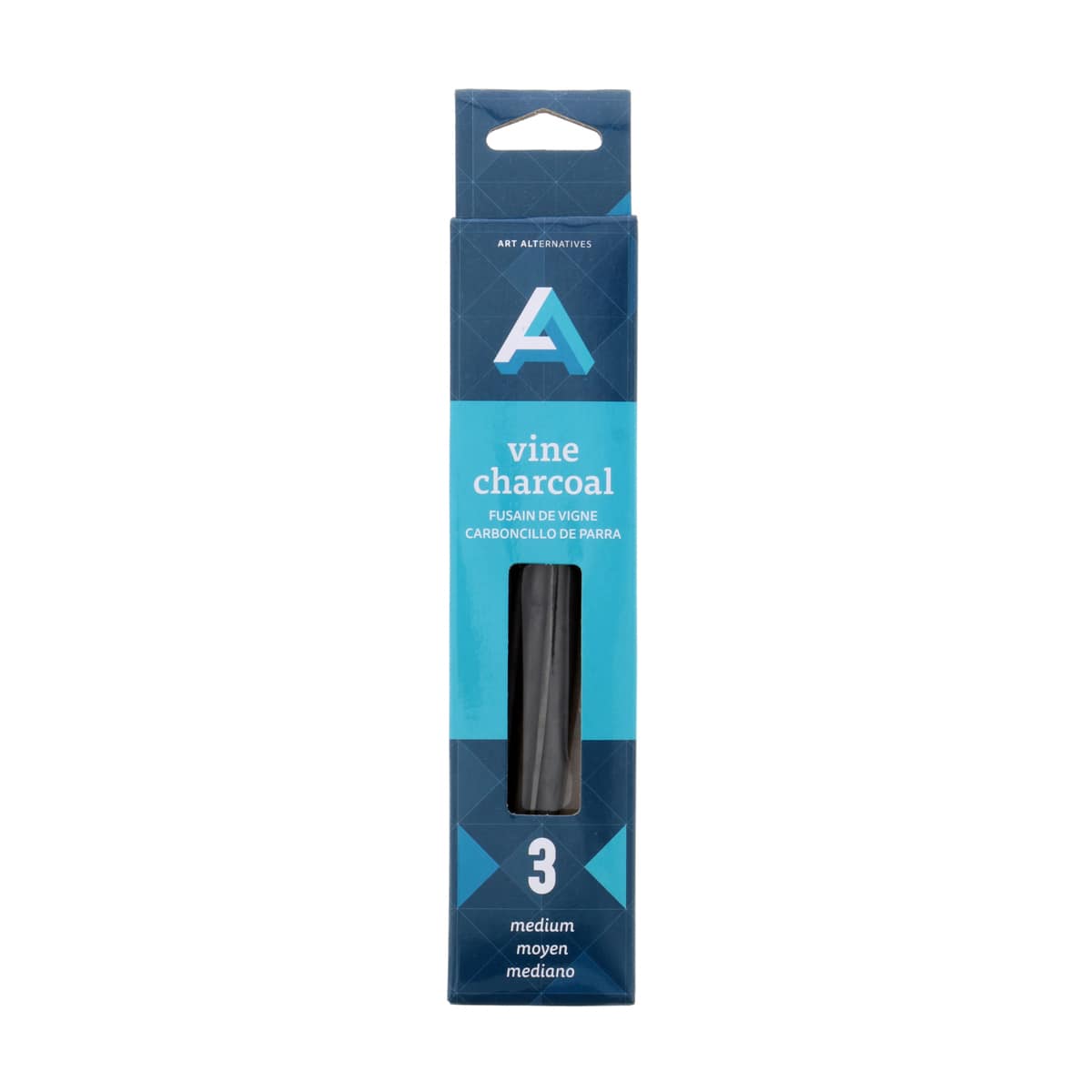 Art Alternatives Vine Charcoal - Set of 3, Medium