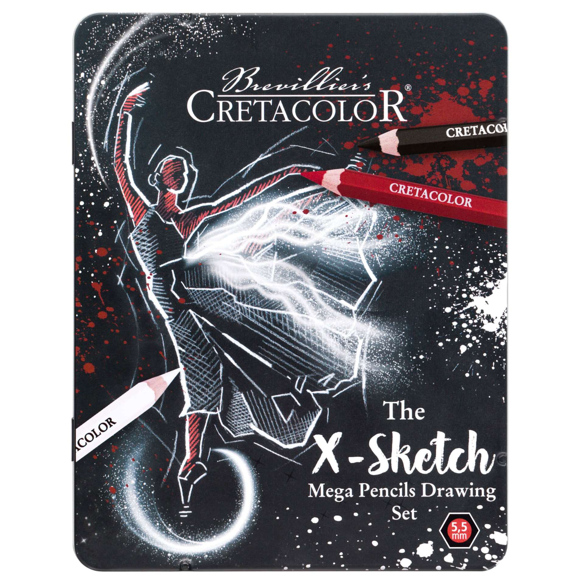 Cretacolor X-Sketch Mega Pencil Drawing Set of 12